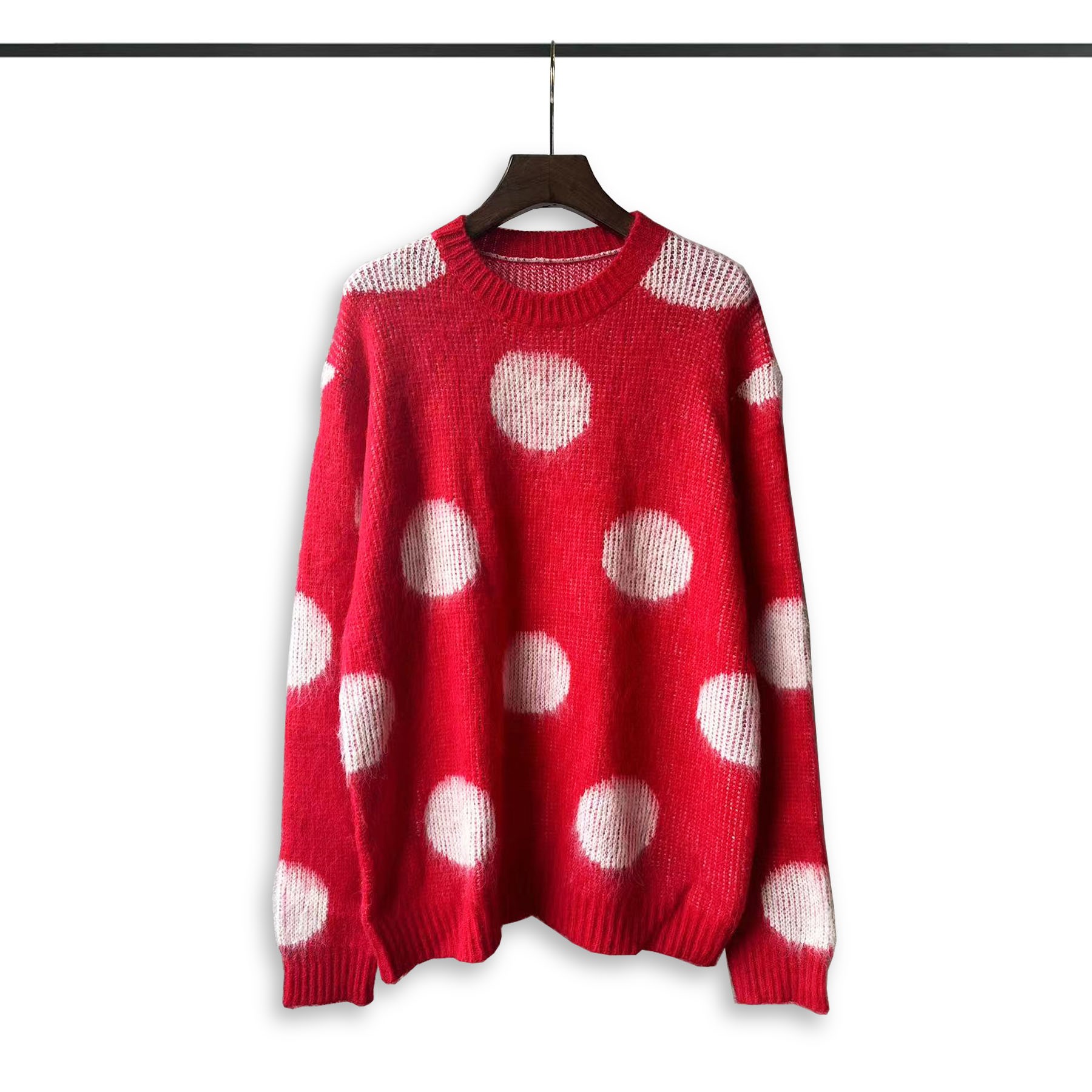 Marni Clothing Knit Sweater Sweatshirts Red Knitting Fall/Winter Collection