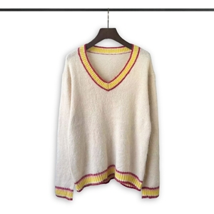 Marni Clothing Knit Sweater Apricot Color Knitting Fall/Winter Collection Long Sleeve