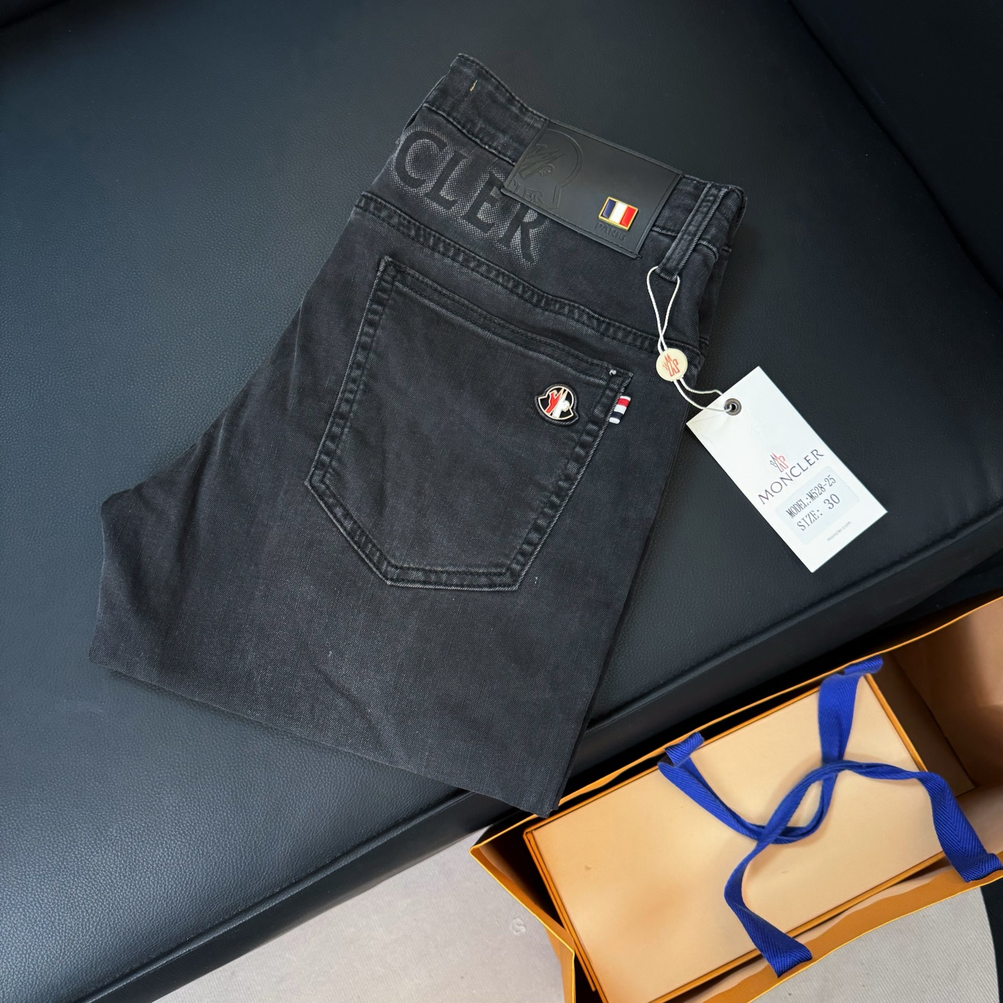 Número de modelo: D272 Moncler 25 primavera/verano nuevo estilo con letras impresas, lavado a la piedra, casual, recto,…