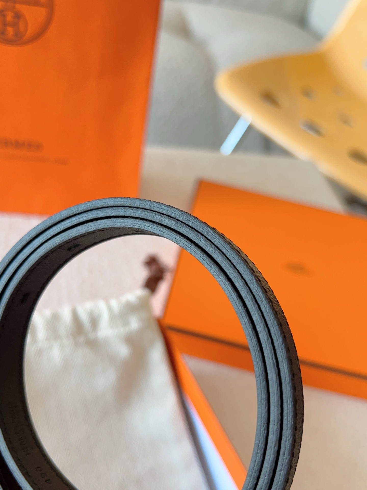 Hermes Swift & Epsom Leather Belt with Lucky Padlock Buckle - 1.5cm Width 9 i1737010664955 5629 0 8