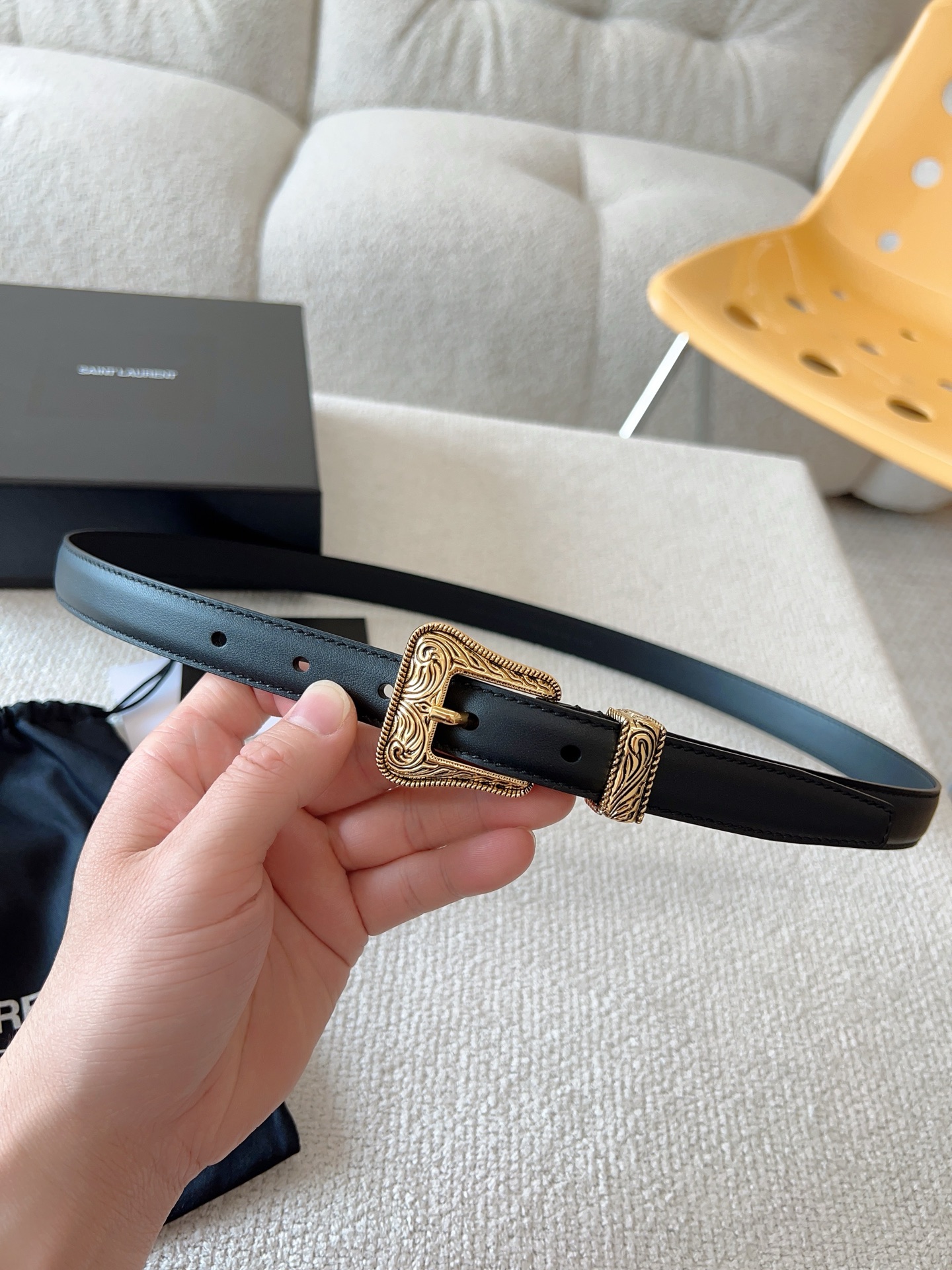YSL belt YSL Saint Laurent 20mm — photo 3