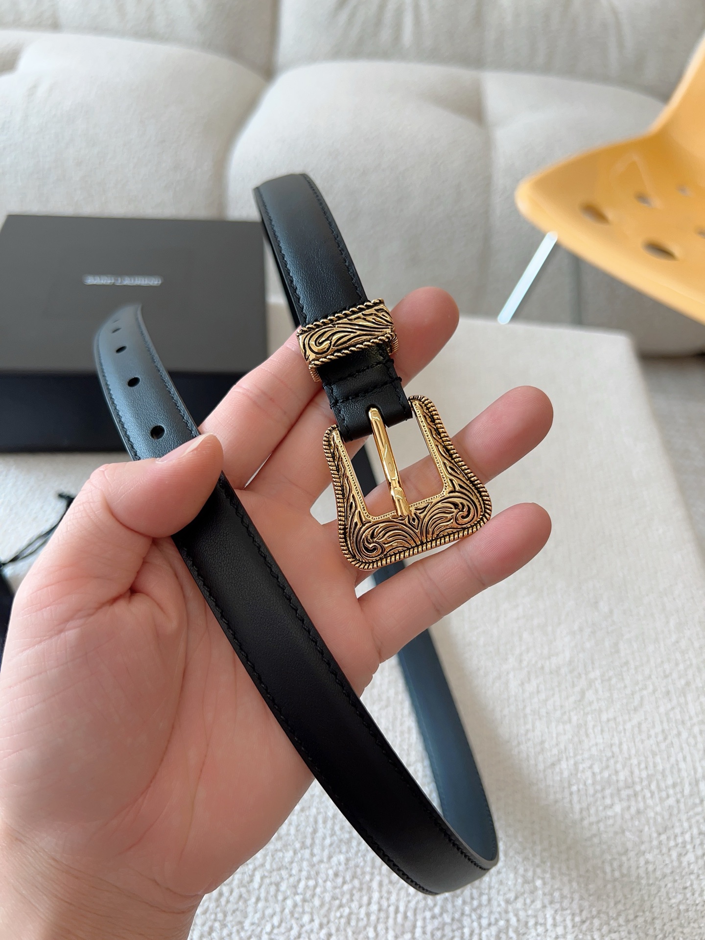 YSL belt YSL Saint Laurent 20mm — photo 2