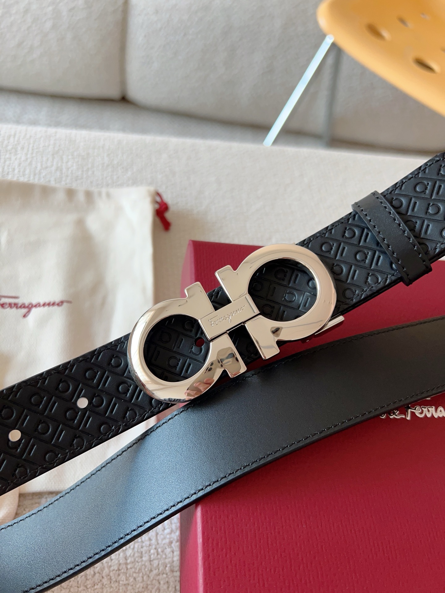 Ремень Ferragamo 35мм — photo 4