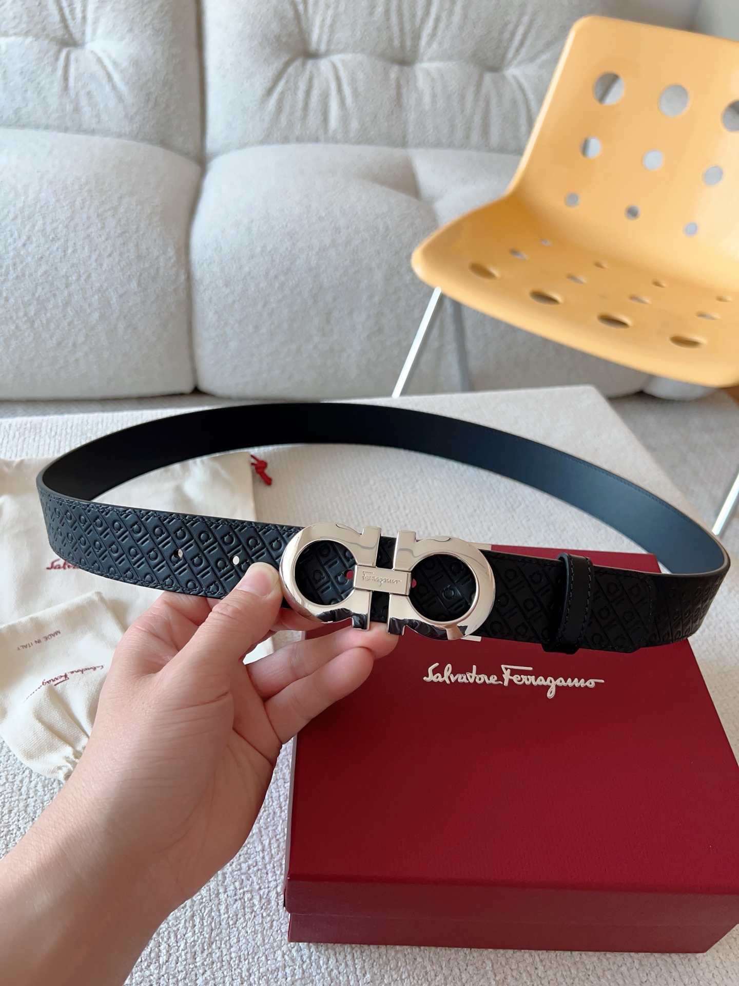 Ремень Ferragamo 35мм — photo 3