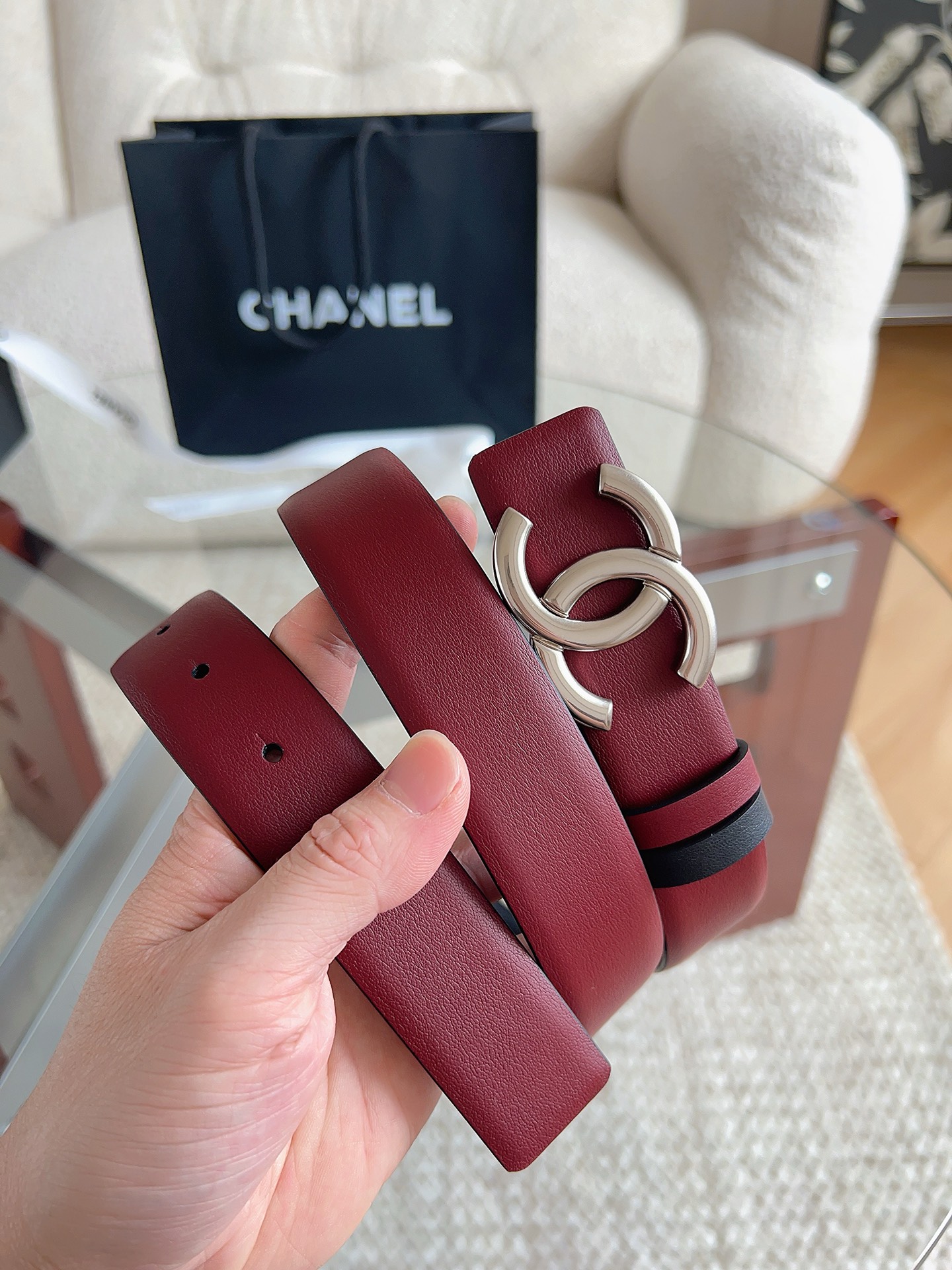 Chanel Style Leather Women's Belts Lookbook Reference image 1