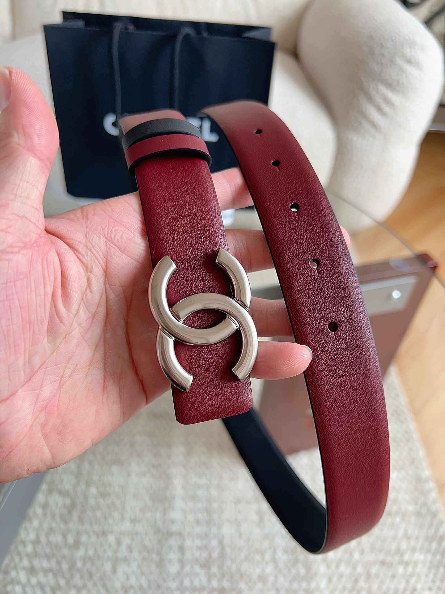 Chanel Style Leather Women's Belts Lookbook Reference image 2