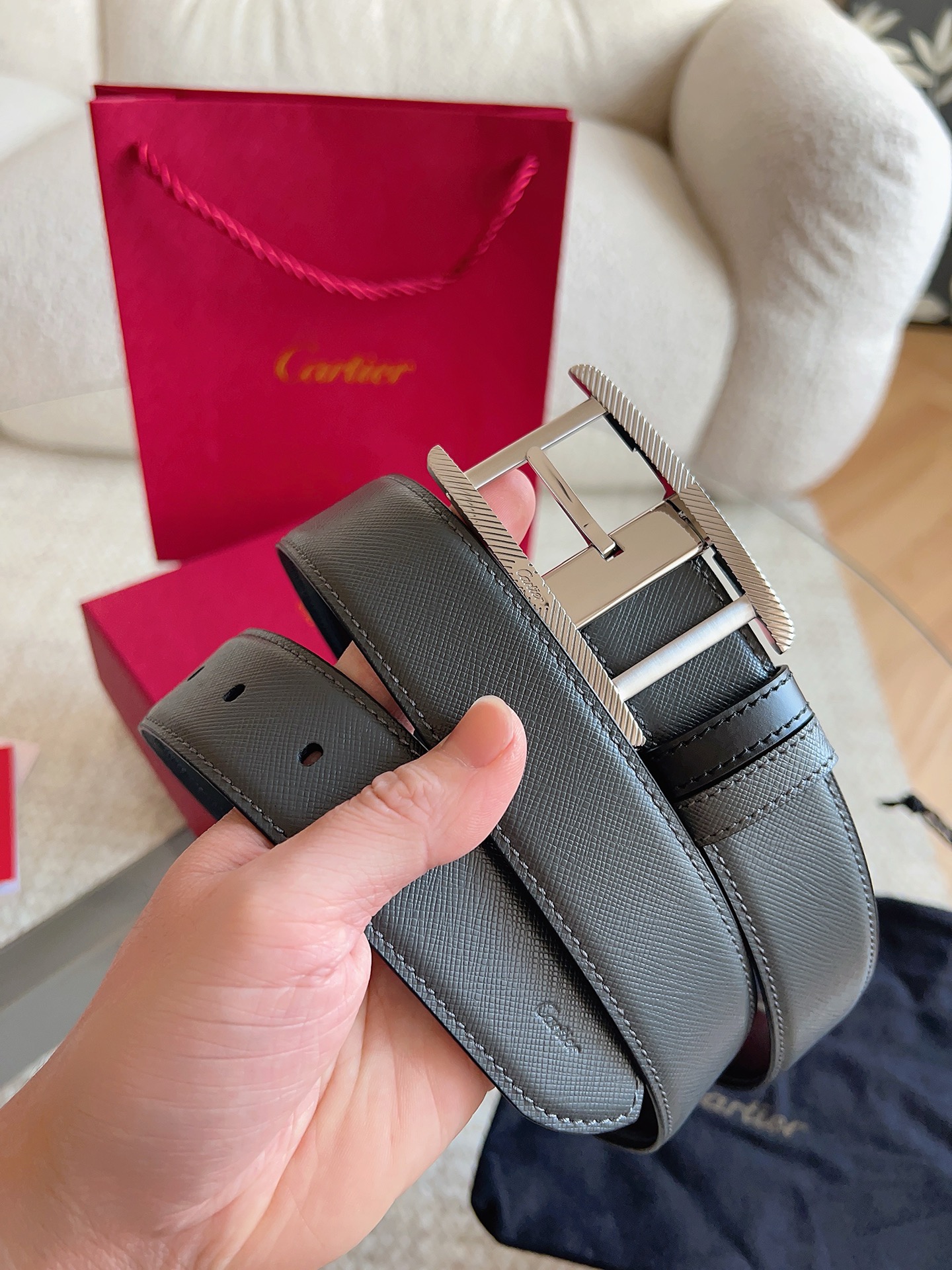 까르띠에 벨트 57169 Cartier Belt