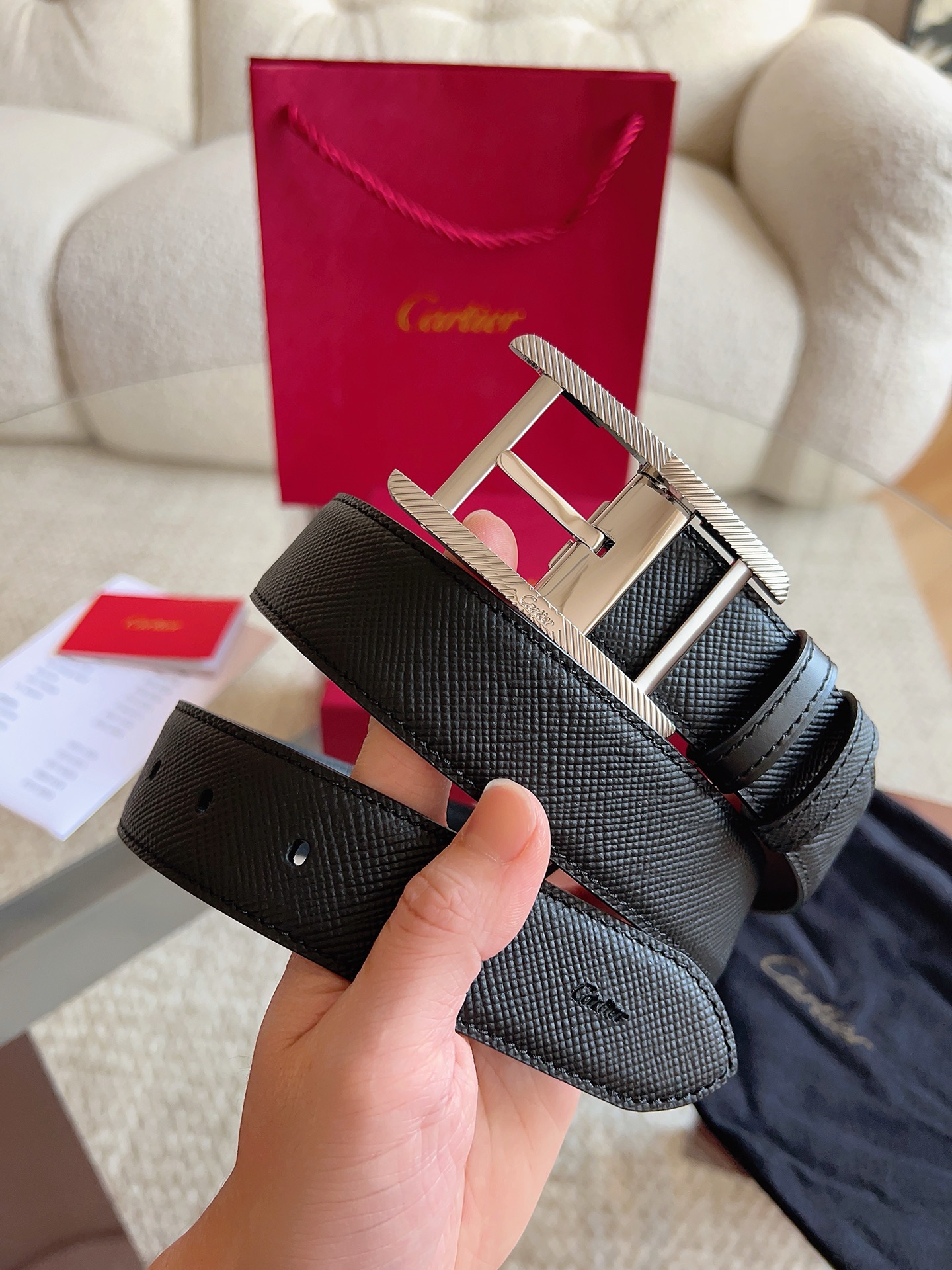 까르띠에 벨트 57170 Cartier Belt