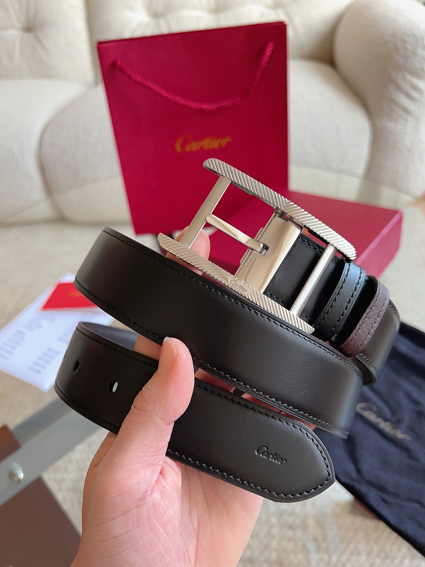 까르띠에 벨트 57173 Cartier Belt