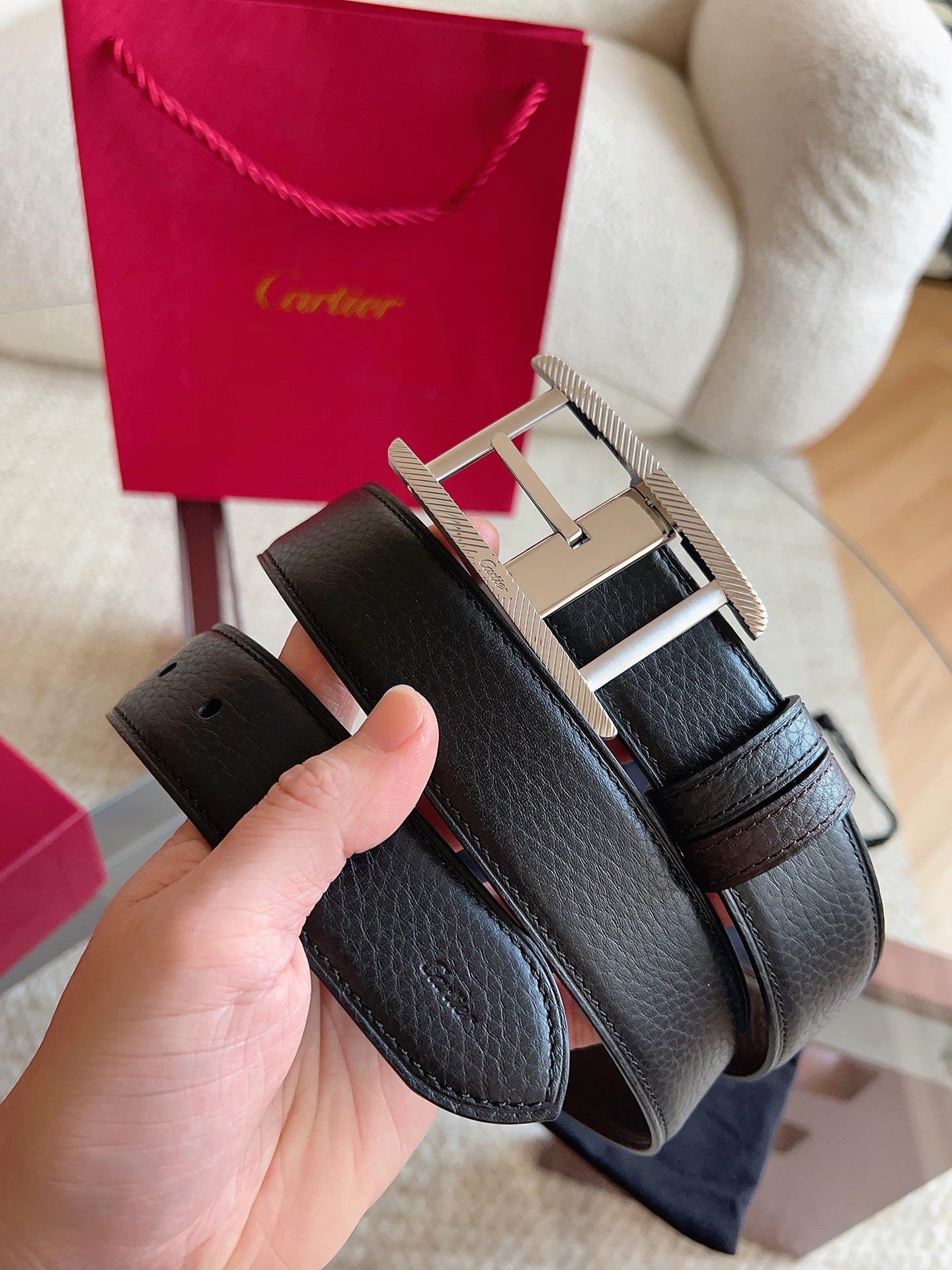까르띠에 벨트 57168 Cartier Belt