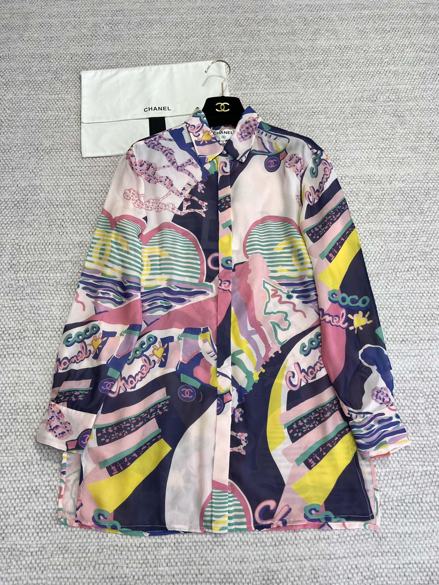 Chanel Roupa Camisas e Blusas Seda Colecção de Verão