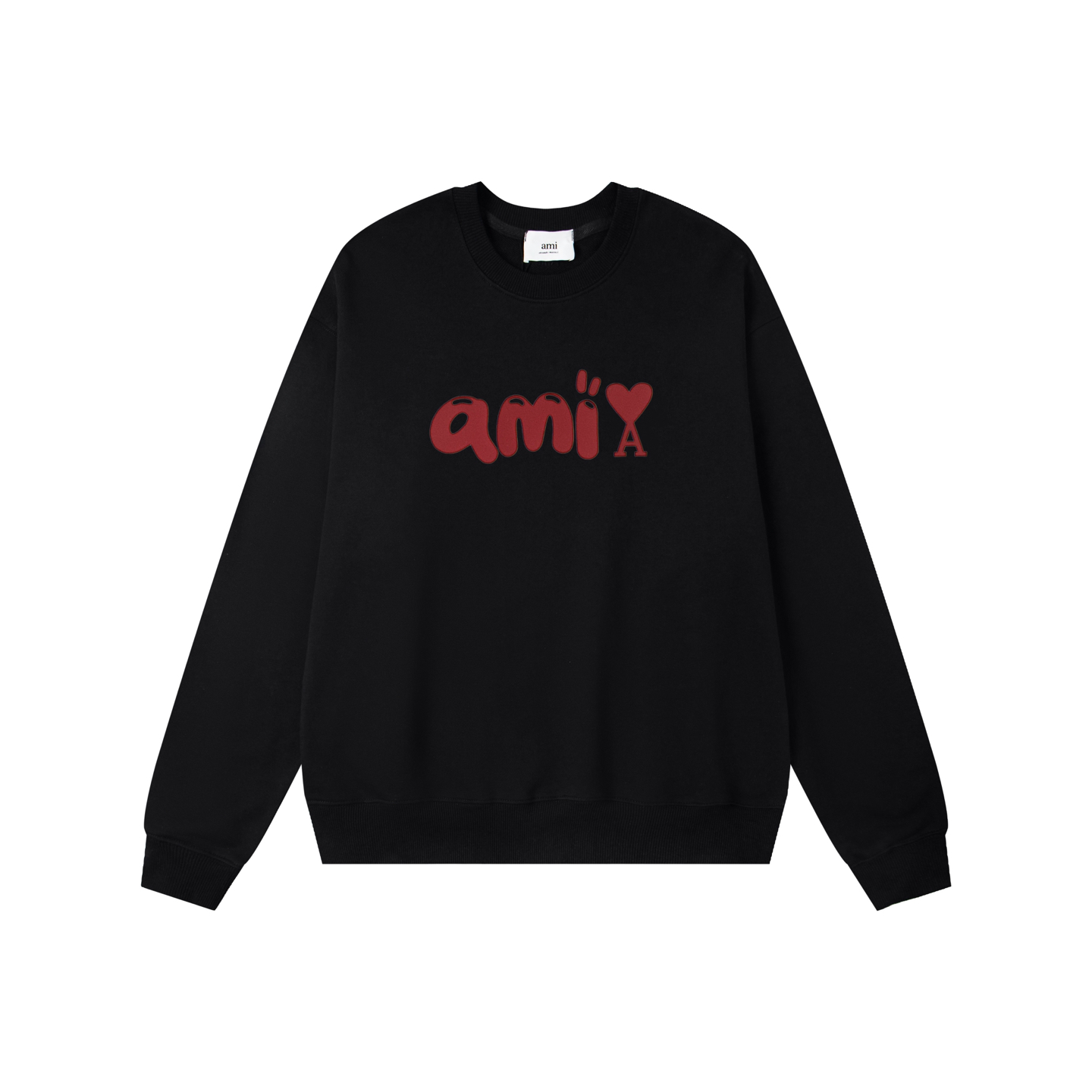 Ami De Coeur Bubble Logo Sweatshirt, Unisex Cotton Blend Pullover