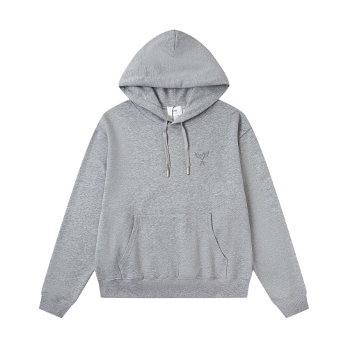 Ami Paris Unisex Embroidered Logo Hoodie,Cotton Fleece Pullover Sweatshirt 1 Ami Paris Unisex Embroidered Logo Hoodie,Cotton Fleece Pullover Sweatshirt