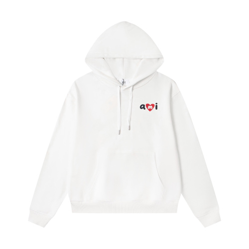 Ami De Coeur Hoodie - Unisex Cotton Fleece Sweatshirt with Embroidered Logo 1 Ami De Coeur Hoodie - Unisex Cotton Fleece Sweatshirt with Embroidered Logo