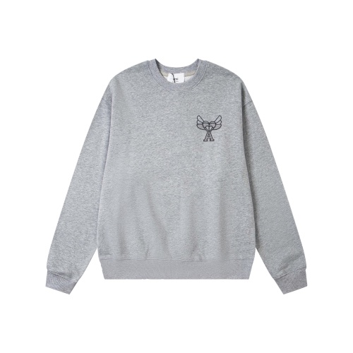 Ami De Coeur Sweatshirt,Crew Neck Pullover, Heart Wings Logo,Cotton Blend 1 Ami De Coeur Sweatshirt,Crew Neck Pullover, Heart Wings Logo,Cotton Blend