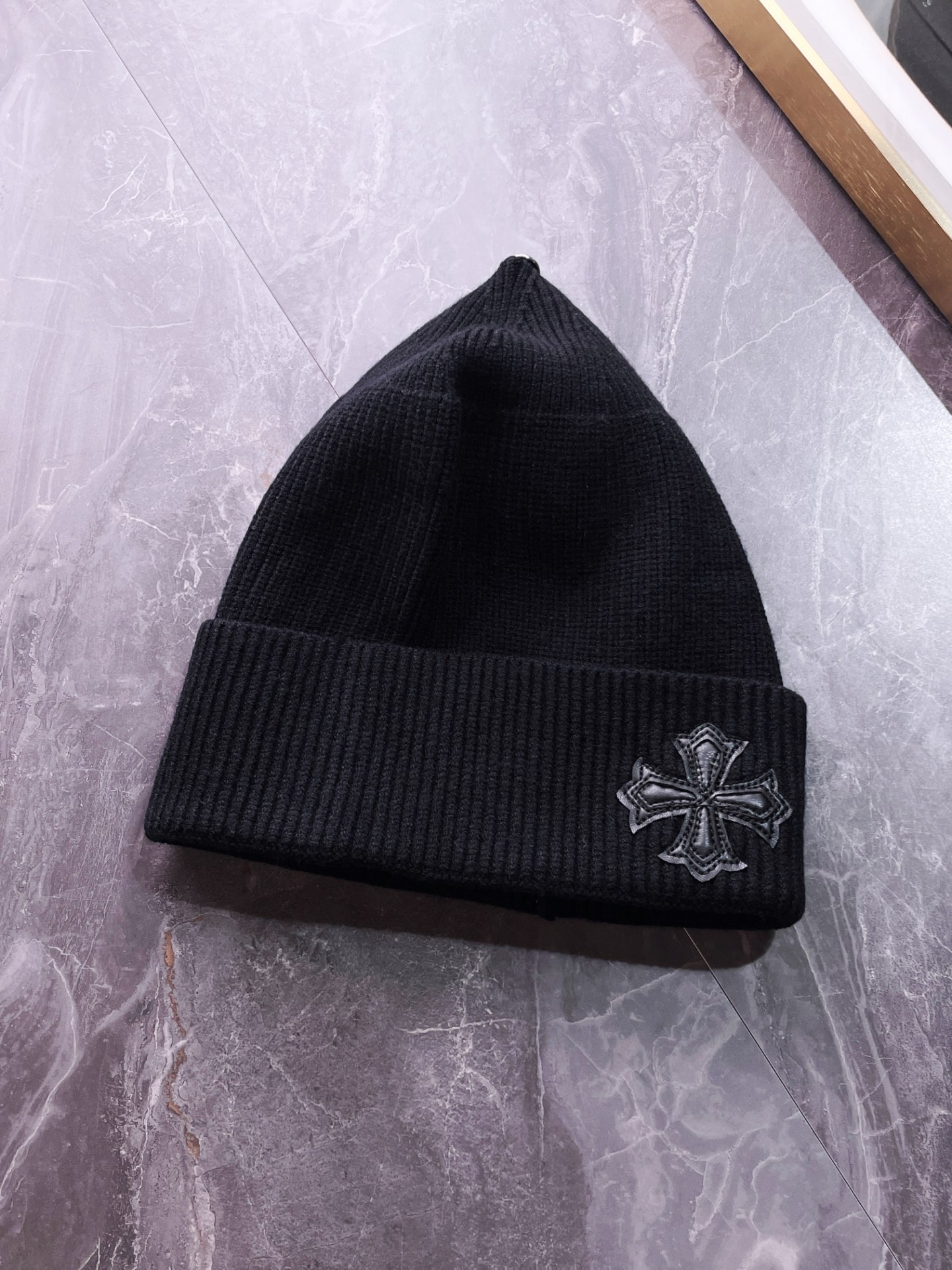 Chrome Hearts AAAAA+
 Hats Knitted Hat Black White Knitting Wool Fall/Winter Collection