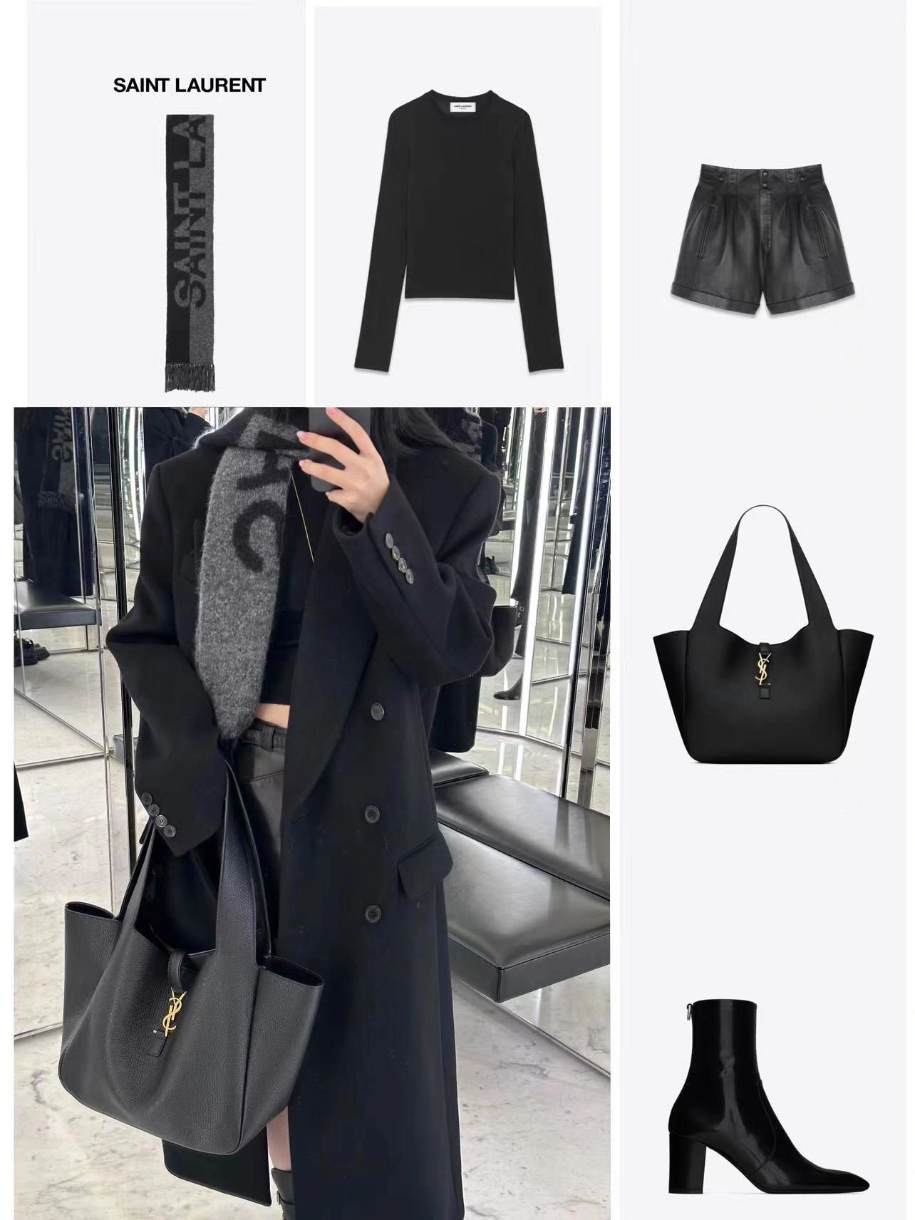 NO:387275,Match with coat yyds!  ,Saint Laurent,saint laurent19860909搭配大衣yyds！,圣罗兰,saint laurent,Bag