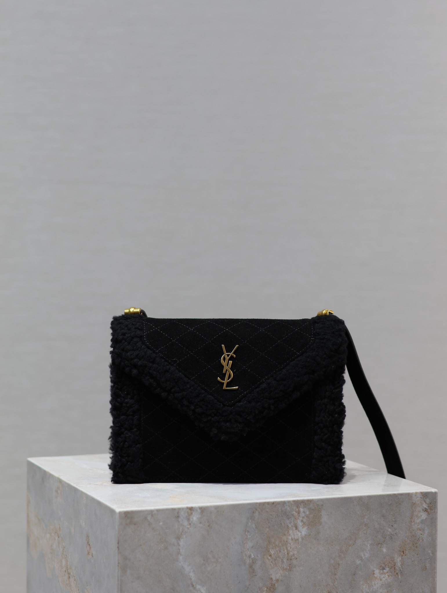 Saint Laurent ysl GABY mini_ quilted pattern envelope bag