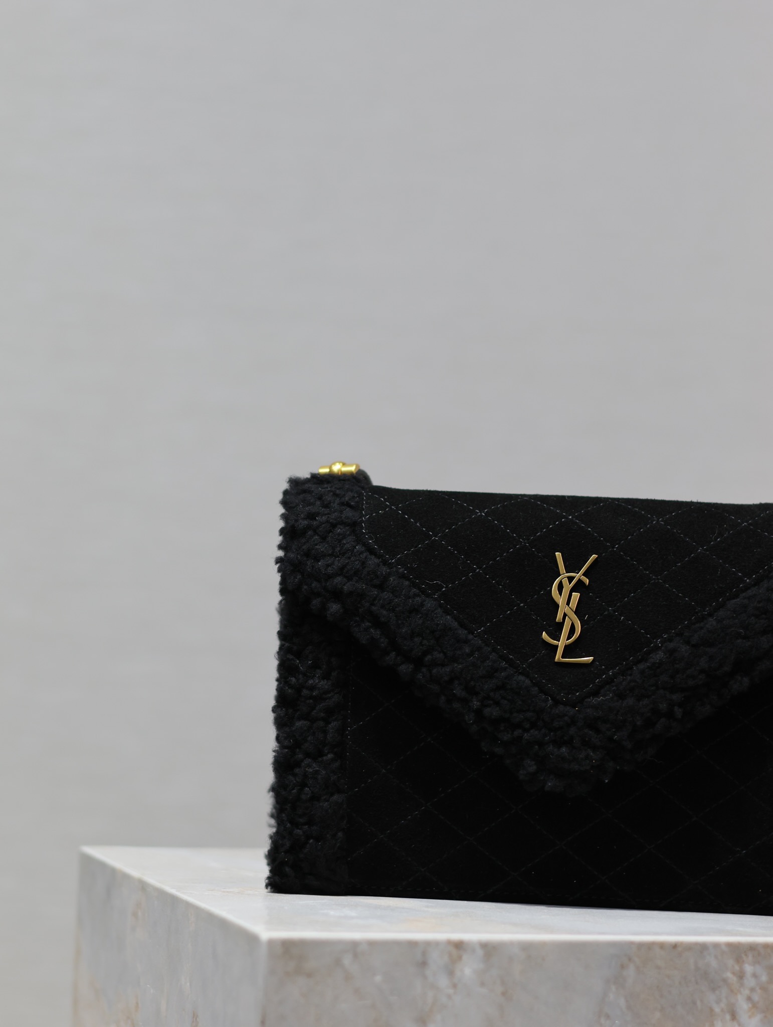 Saint Laurent ysl GABY mini_ quilted pattern envelope bag
