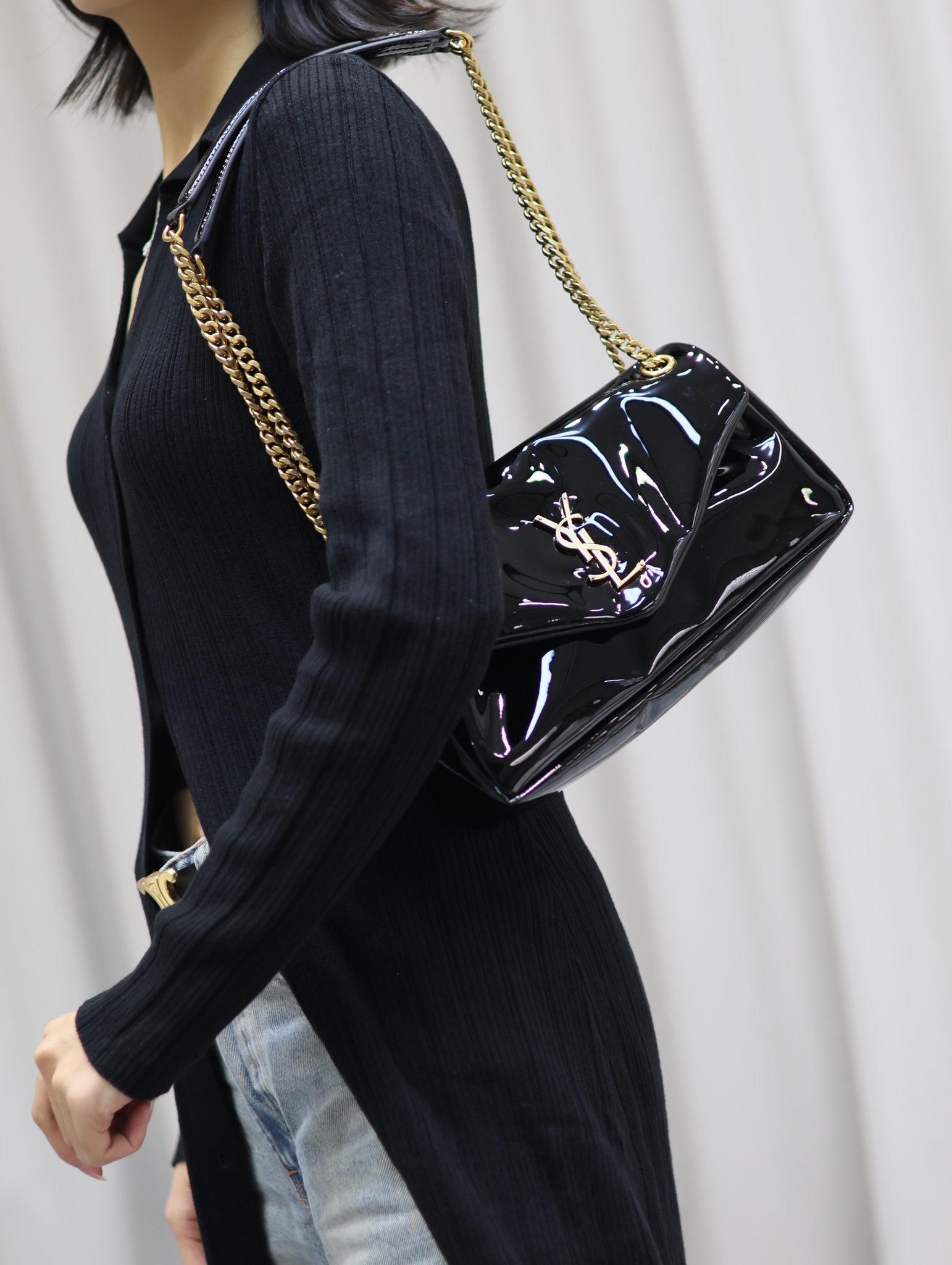 NO:208718,Reference for photos with the upper body_, Saint Laurent, saint laurent19860909随拍上身参考_,圣罗兰,saint laurent,Bag