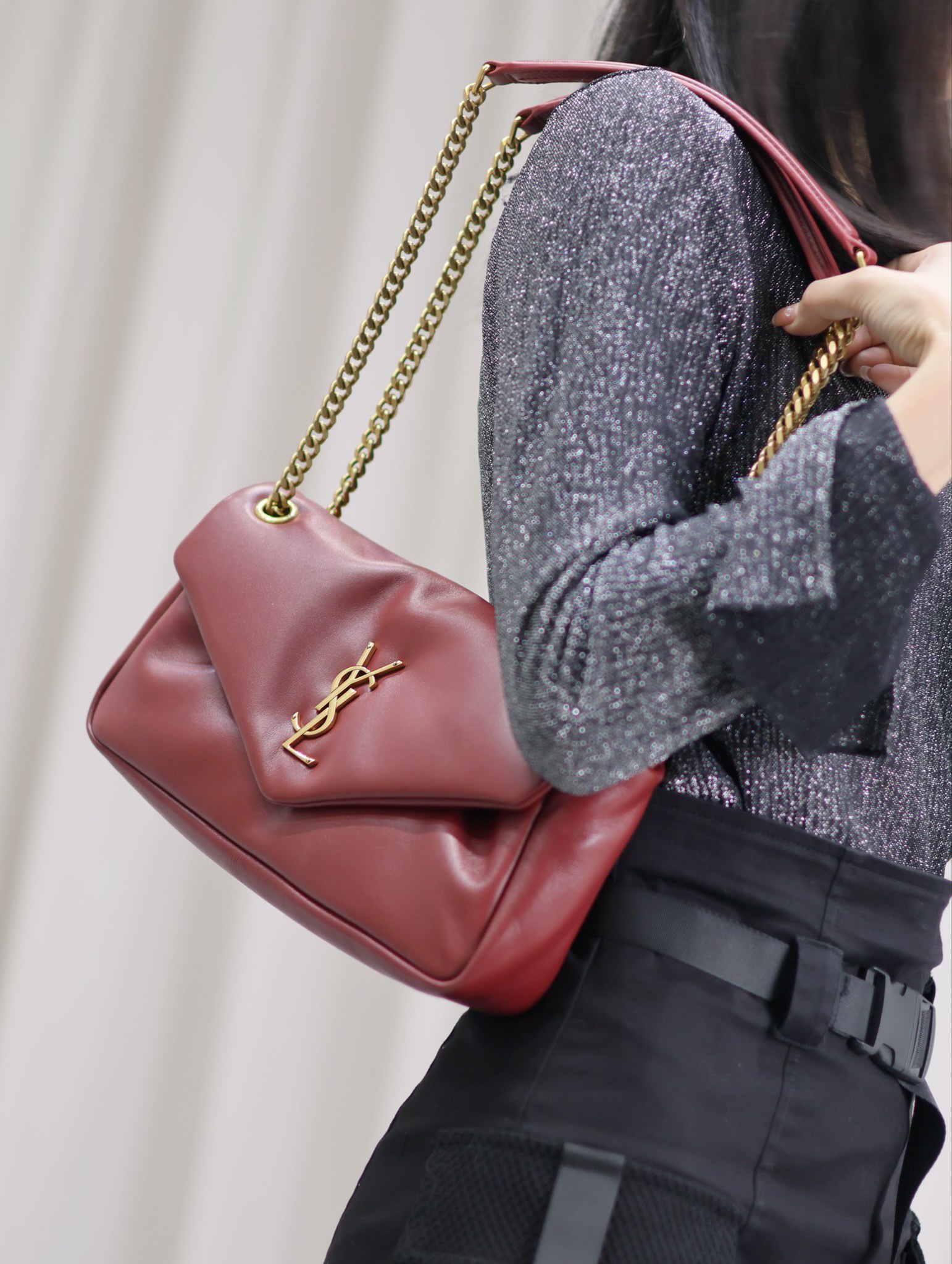 NO:208698,Reference for photos with the upper body_, Saint Laurent, saint laurent19860909随拍上身参考_,圣罗兰,saint laurent,Bag