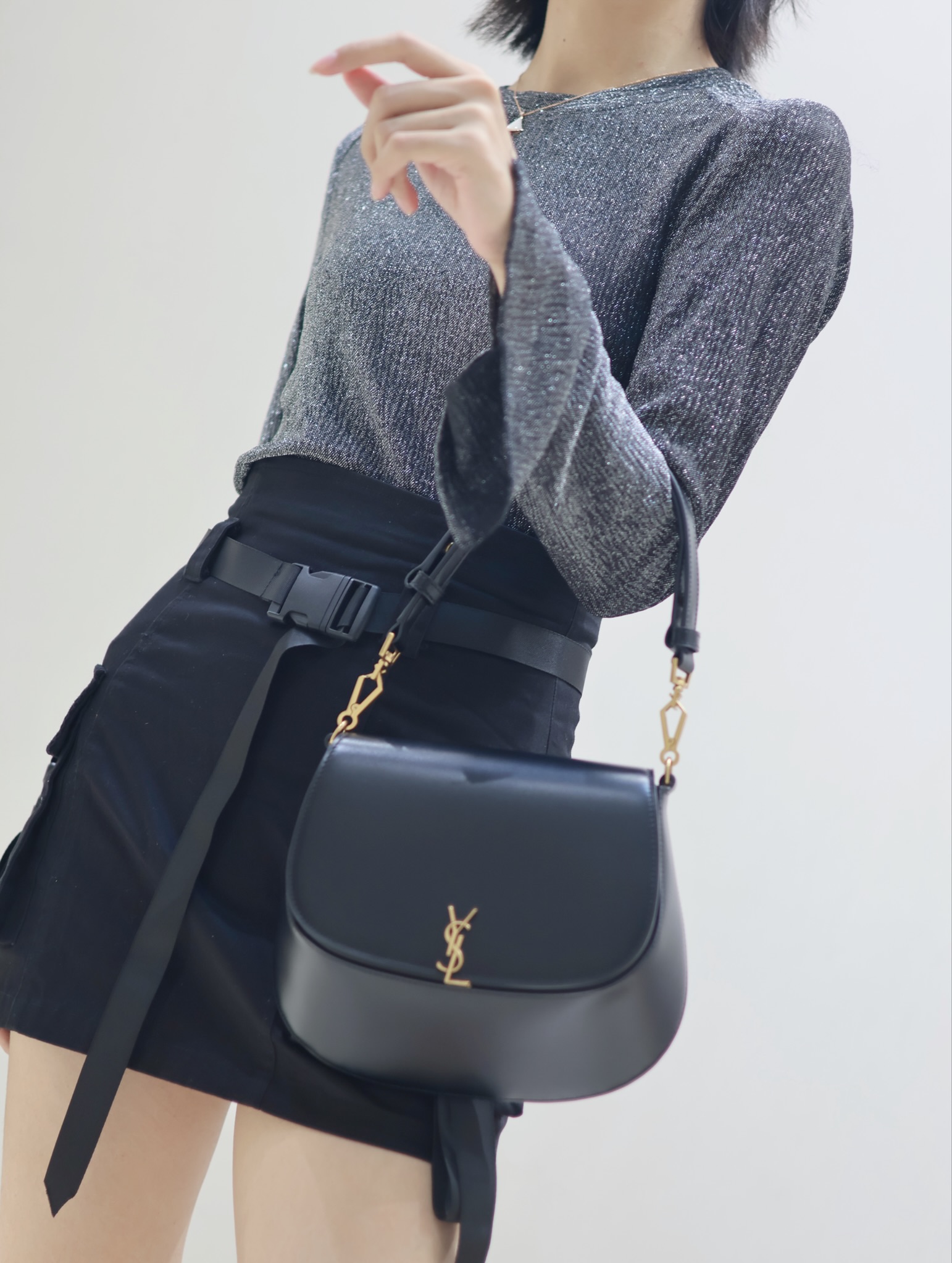 Saint Laurent Saddle bag looks cool and classy
