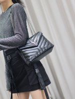Loulou 23cm·Black silver buckle with upper body reference 1 Loulou 23cm·Black silver buckle with upper body reference