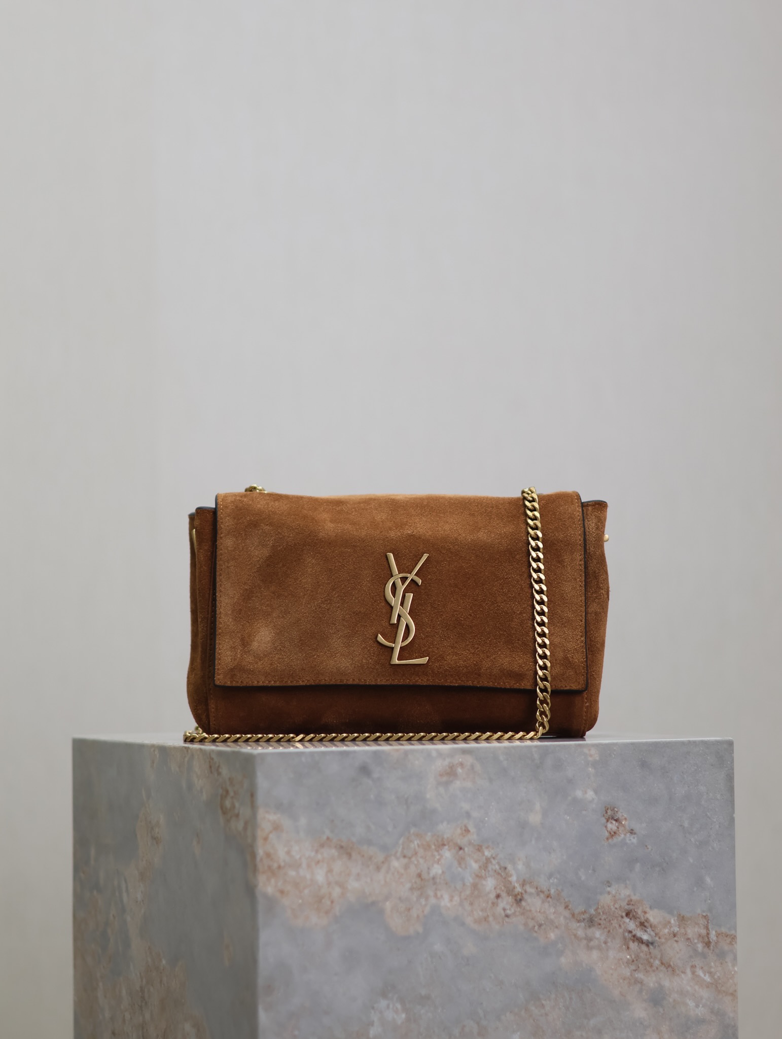 Black crocodile grain/Tan suede· Kate_ Small double-sided bag Reversible suede & crocodile grain Buy one bag and get tw…