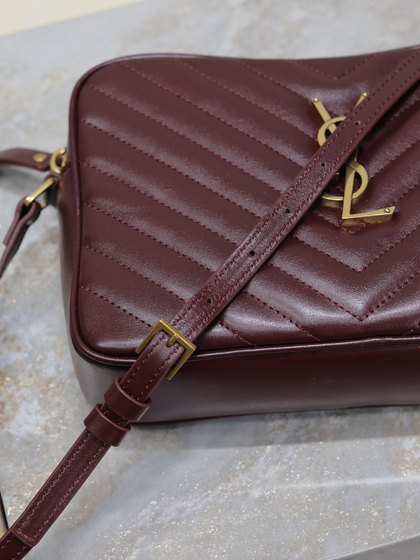 YSL taske rødbrun rød — photo 9