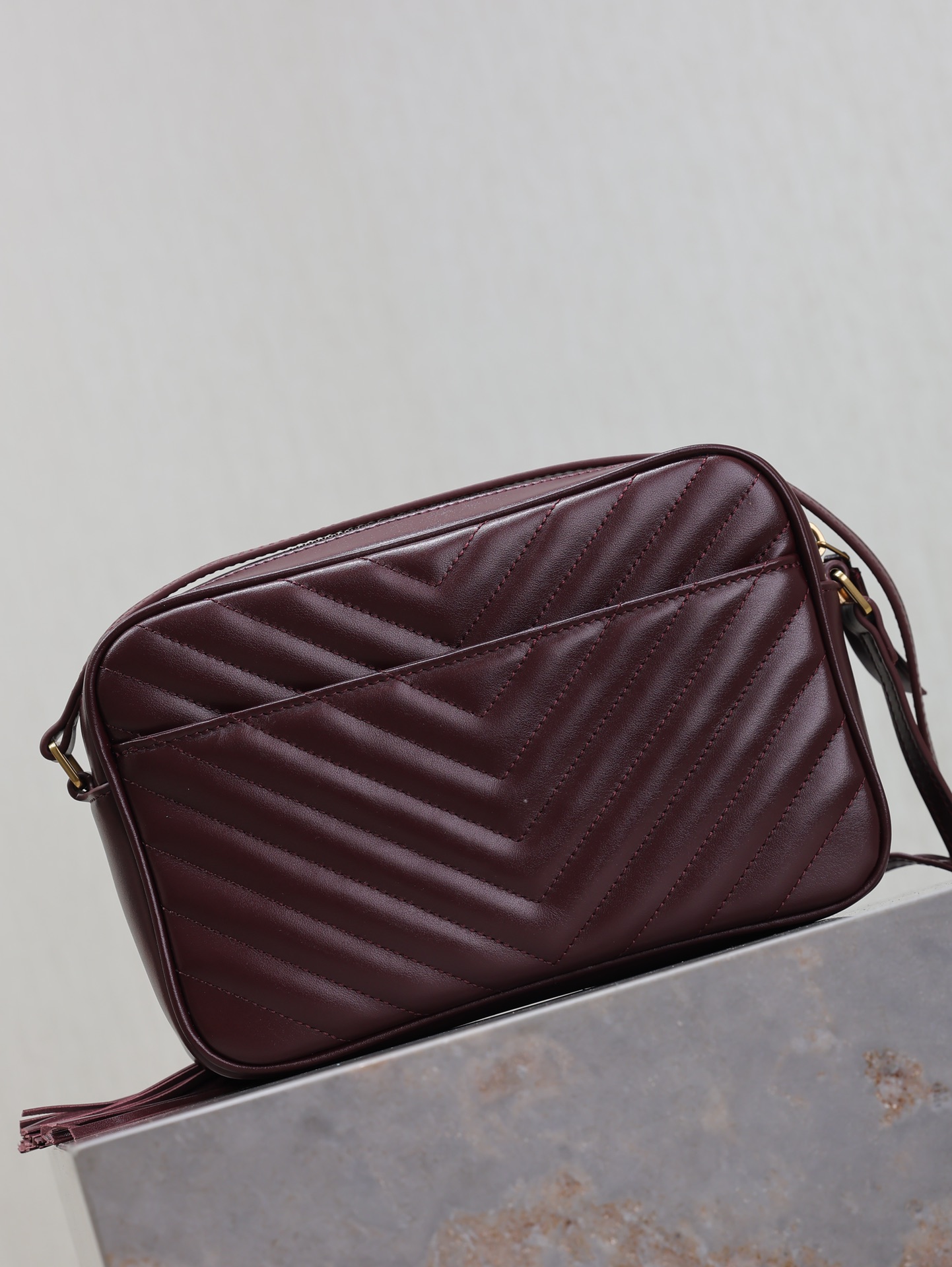 YSL taske rødbrun rød — photo 7