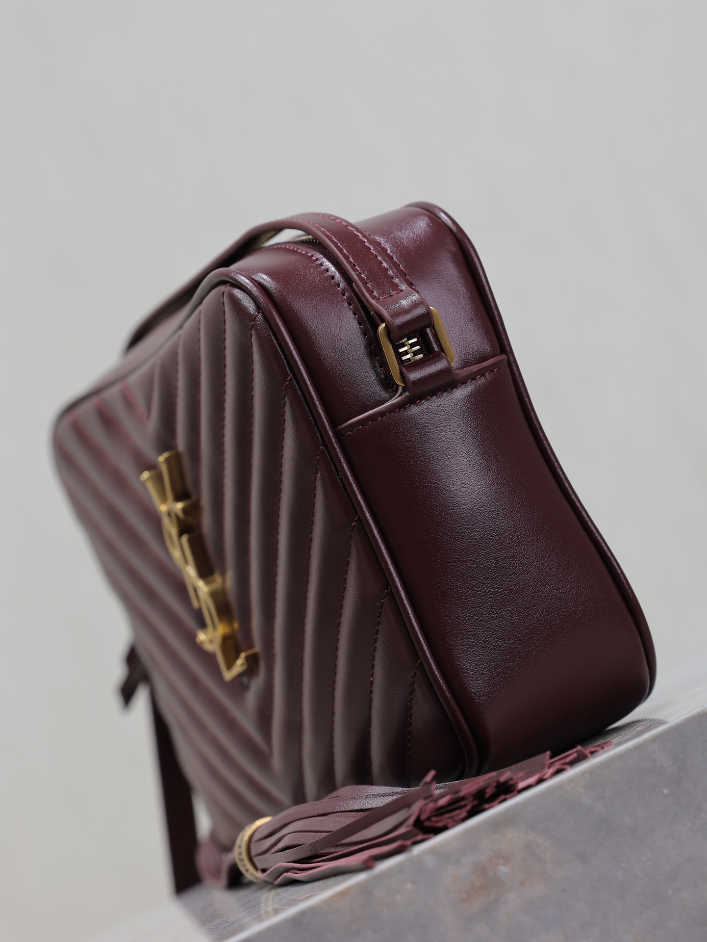 YSL taske rødbrun rød — photo 4