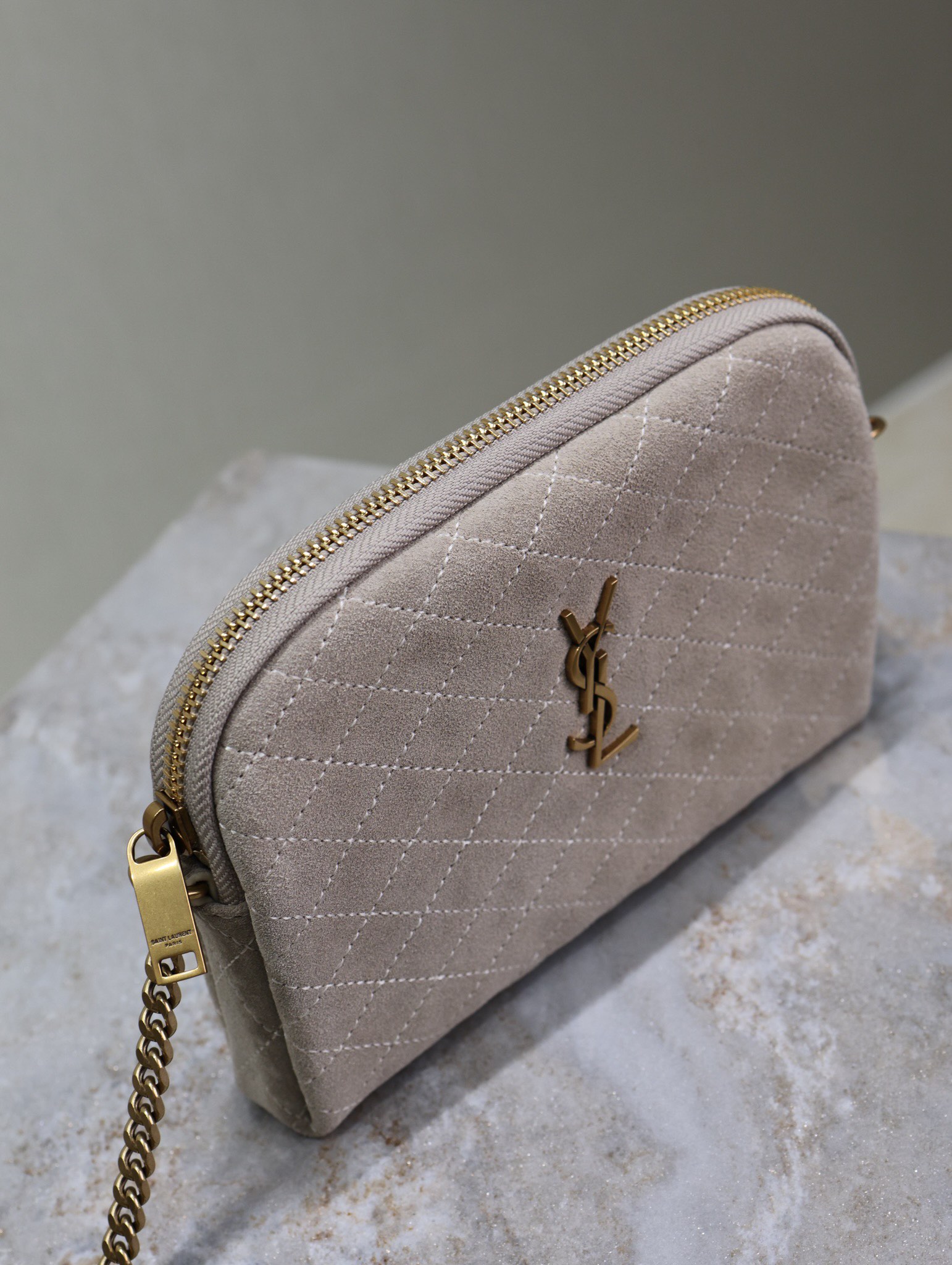 Saint Laurent Gray everyday shoulder