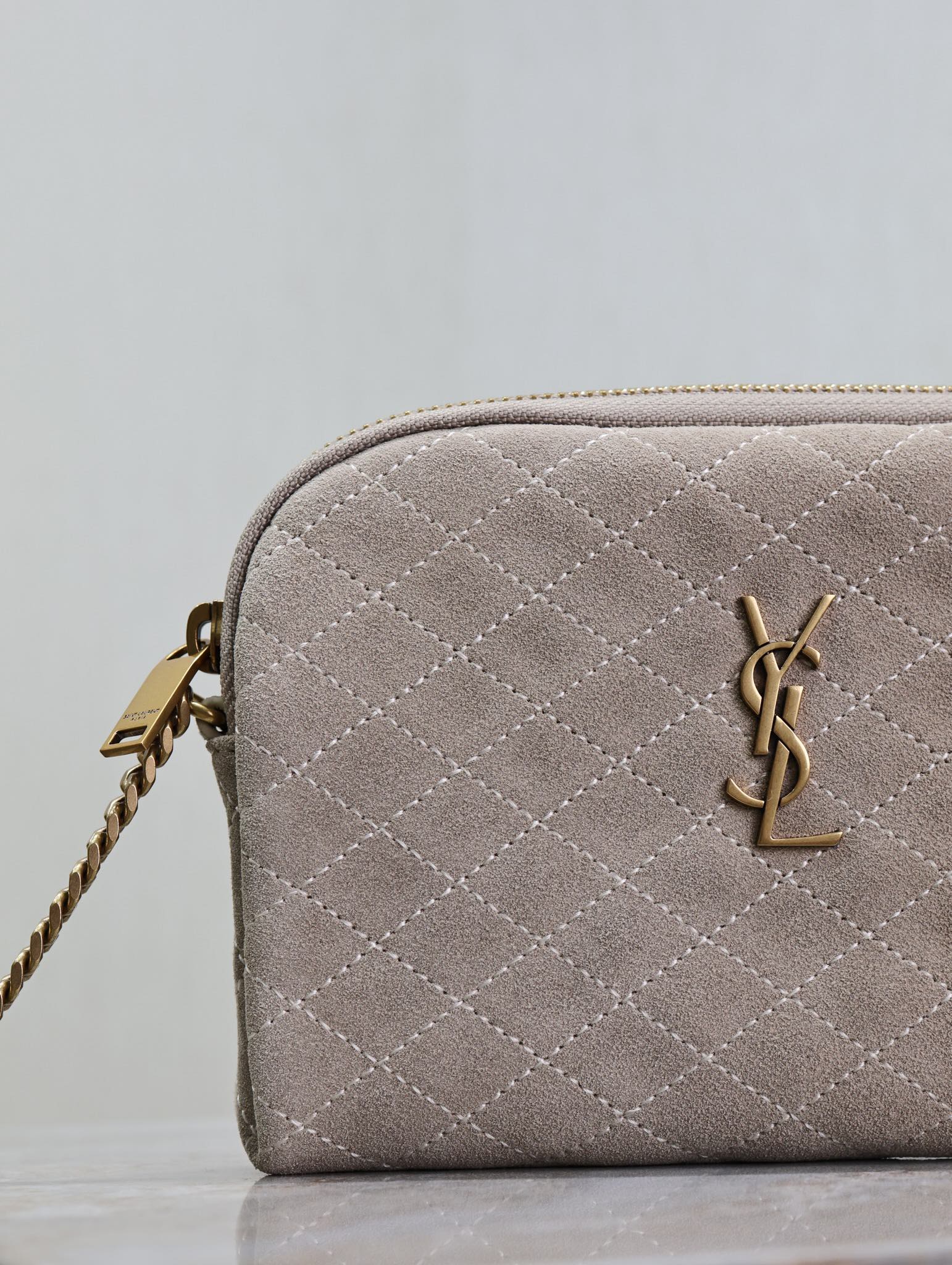Saint Laurent Gray everyday shoulder