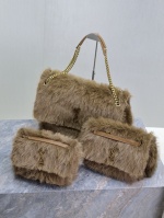 【YSL】 Niki_Autumn and winter rabbit fur brown·28/32/47cm 1 【YSL】 Niki_Autumn and winter rabbit fur brown·28/32/47cm