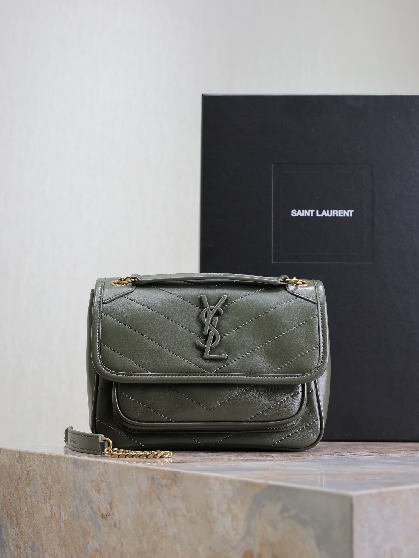 Cuero verde·22cm 【piel original zp】 El modelo Niki de piel de cordero también ha cambiado la cadena metálica por una do…