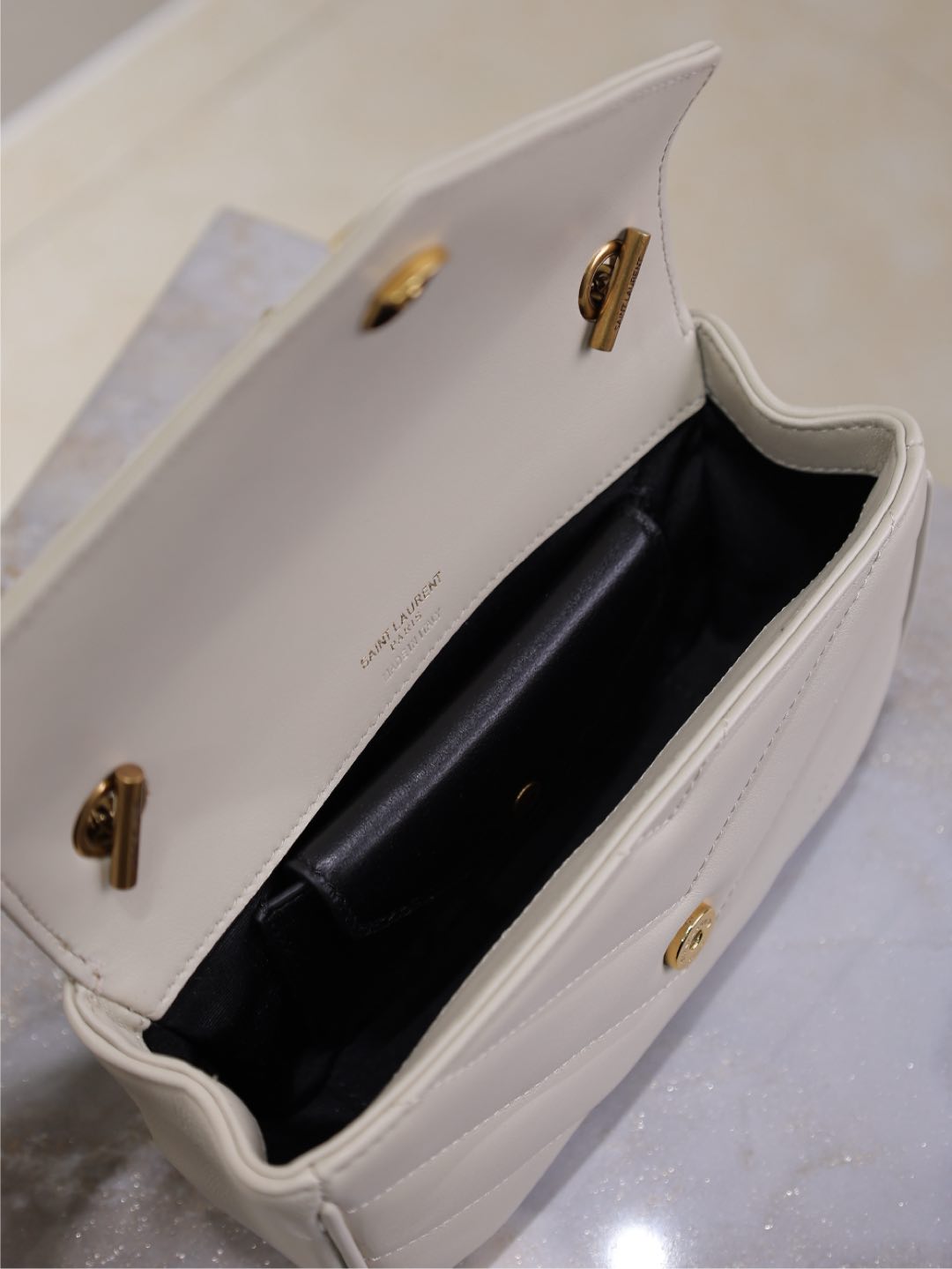 Bolso YSL Blanco 20cm — photo 8