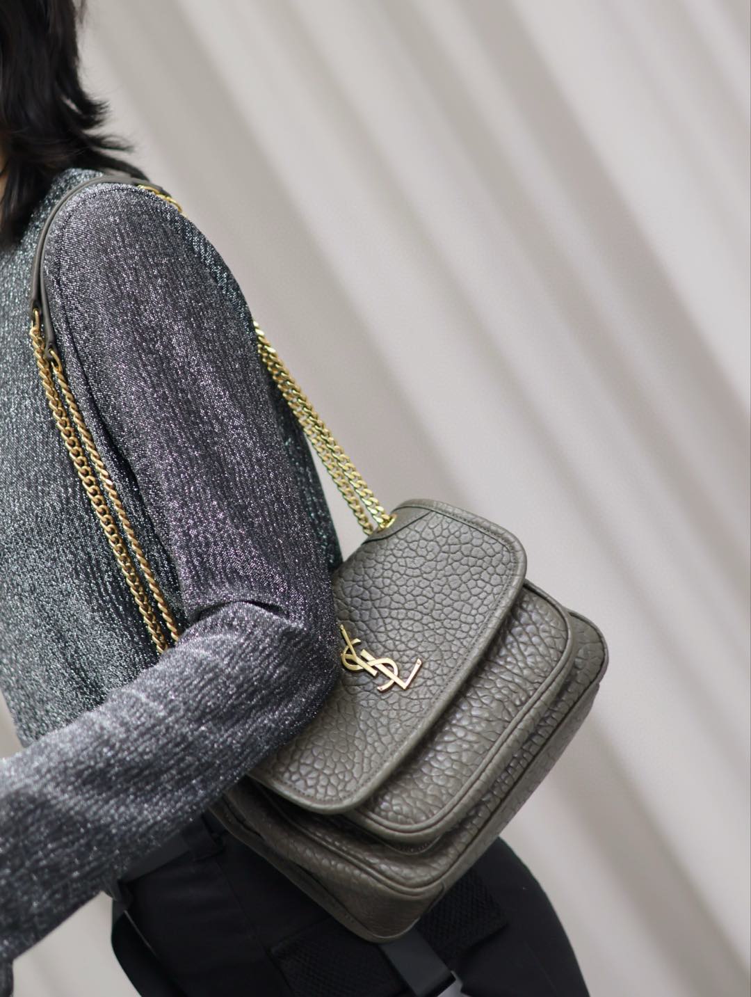 NO:772420,Reference for shooting upper body_, saint laurent, saint laurent19860909随拍上身参考_,圣罗兰,saint laurent,Bag
