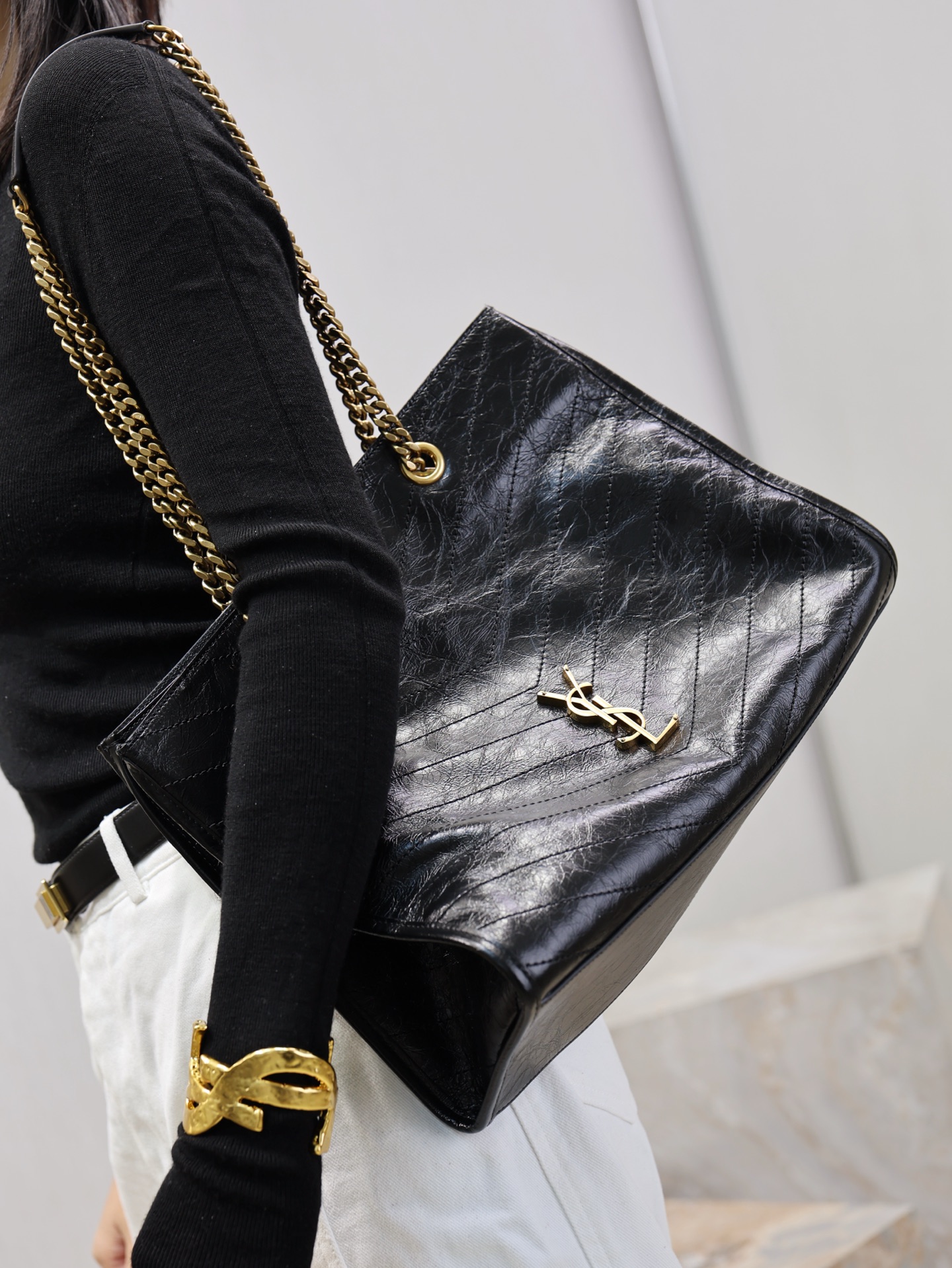 NO:771648,The new niki shoeing is really exquisite and beautiful. Who can not love it, saint laurent, saint laurent19860909新款niki shoing真的精致又好看 谁能不爱,圣罗兰,saint laurent,Bag