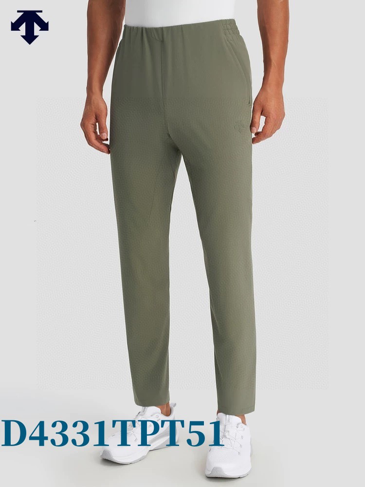 Verkoop Outlet Online
 Descente Kleding Broek Zwart Groen Mannen Herfstcollectie Joggingbroek