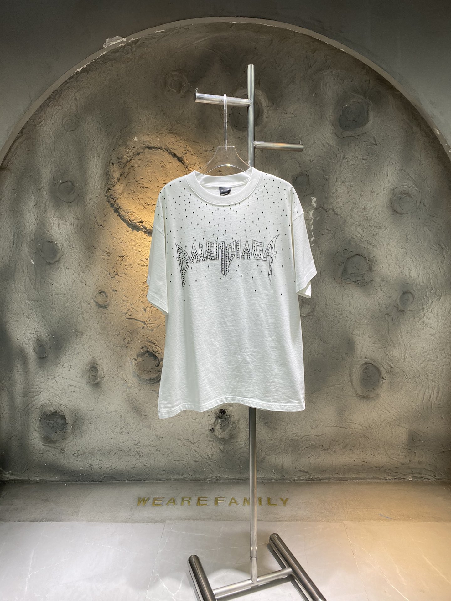 Balenciaga Perfect
 Kleding T-Shirt Replica 1: 1 hoge kwaliteit
 Unisex Katoen Korte mouw