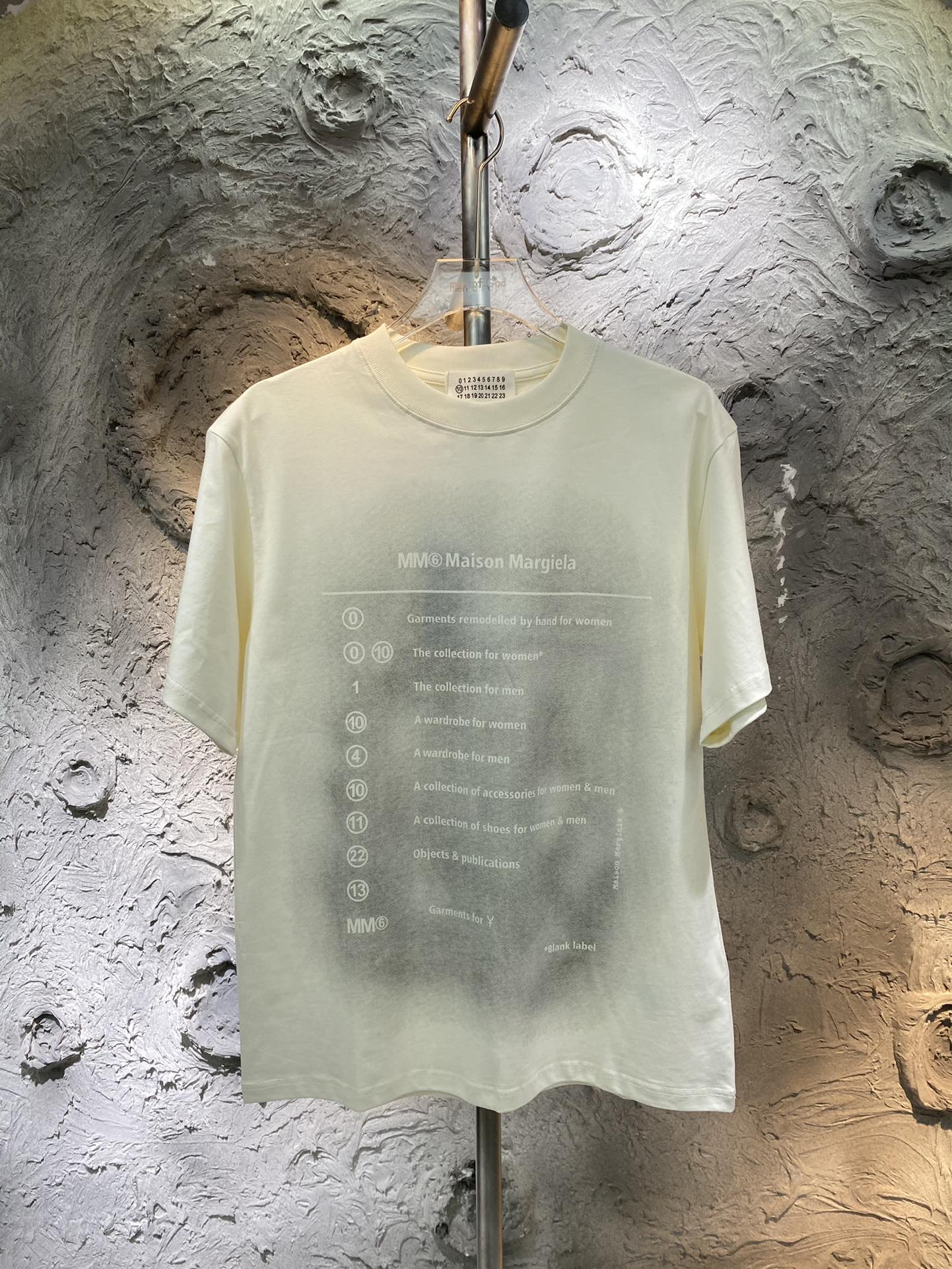 Maison Margiela Diseñador
 Ropa Camiseta Impresión Universal para hombres y mujeres Algodón de doble hilo Tejidos Nylon Manga corta