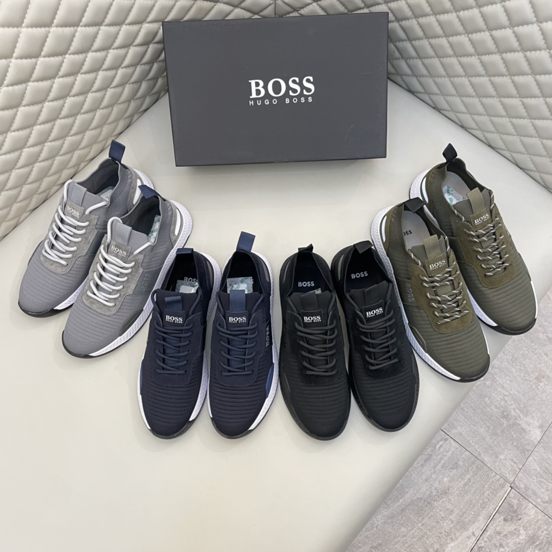 Precio de venta: P170Marca: Boss* "Boss*" lowtop sneakersTalla formal: 38-44 (se puede personalizar 