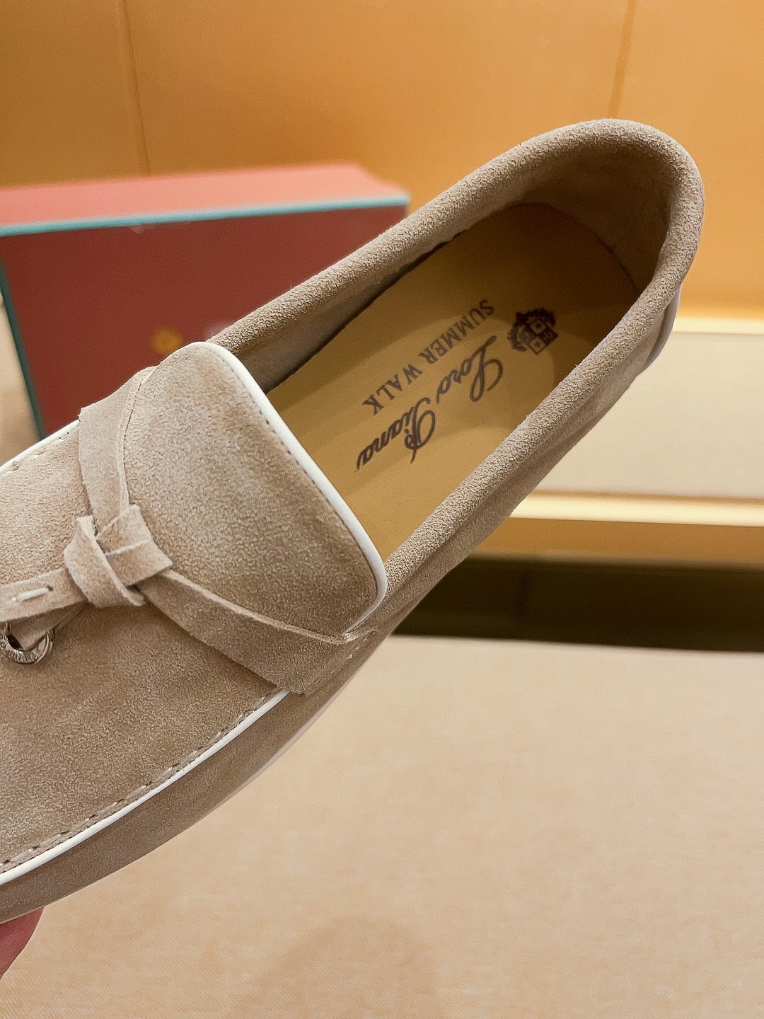 Precio de fábrica:Obtener Loro Piana 2023 Zapatos mocasín nuevo cuenta con una parte superior de gam