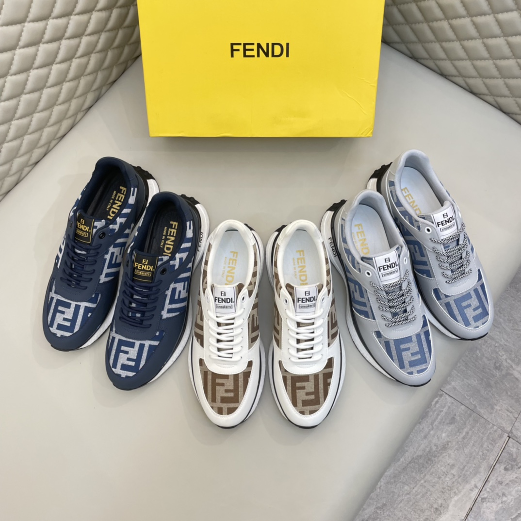 Precio de venta: P220 Marca: Fend * "Fendi *" lowtop entrenadores Tamaño: 38-44 (se puede pedir 45) 