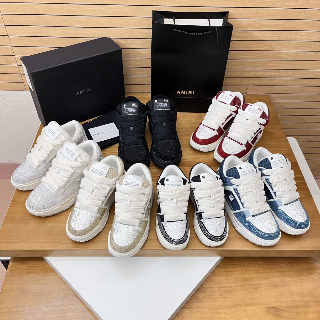 Precio de fábrica:390Amiri Emir 2024 nuevos zapatos de panadería, Amiri MA-1 estilo de moda más casu