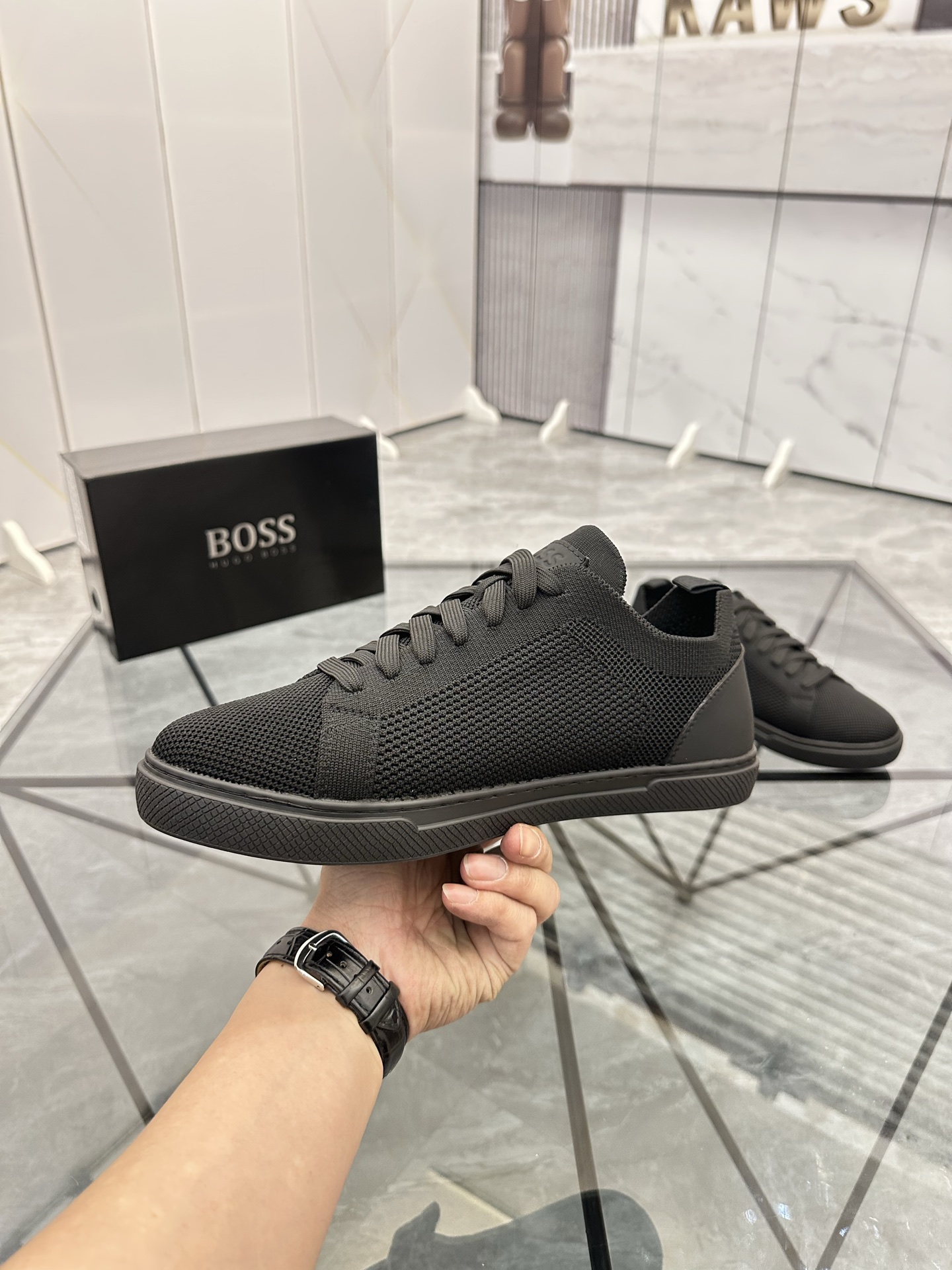 BOSS Casual Low-Top Sneakers for Men - Breathable Knit, Original Design 6 i1740370405783 7781 0 4