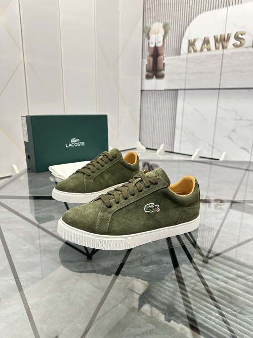 Lacoste Low-Top Casual Sneakers - Premium Suede & Leather Comfort 1 Lacoste Low-Top Casual Sneakers - Premium Suede & Leather Comfort