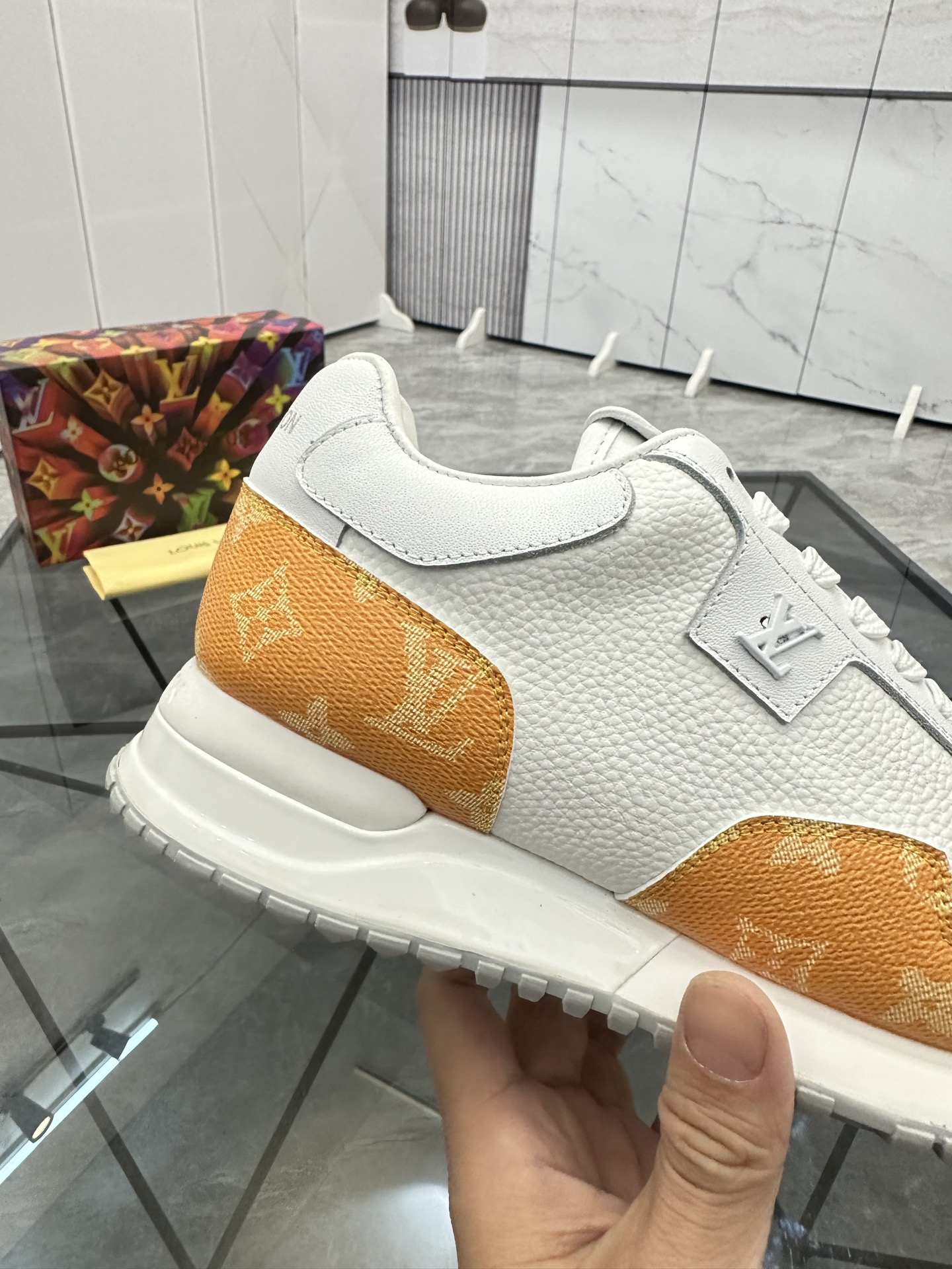 Louis Vuitton Low-Top White Leather Casual Sneakers | Size 38-44 8 i1740370982227 2610 0 6