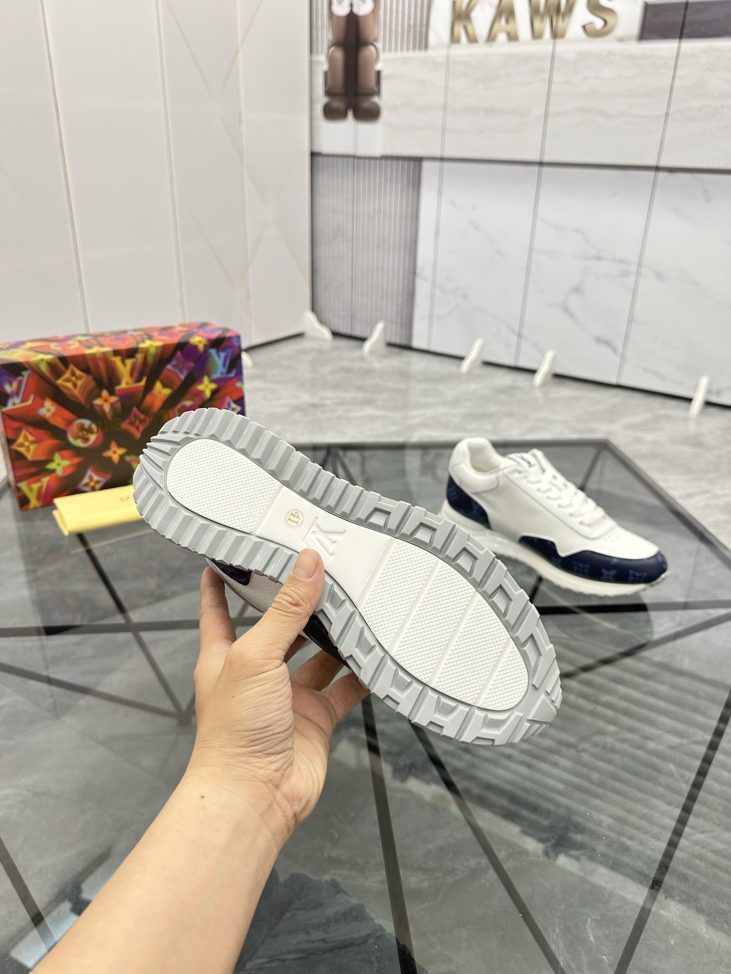 Louis Vuitton Men's Low-Top Trainer Sneaker in Signature Monogram, Sizes 38-44 8 i1740371028560 7231 0 7