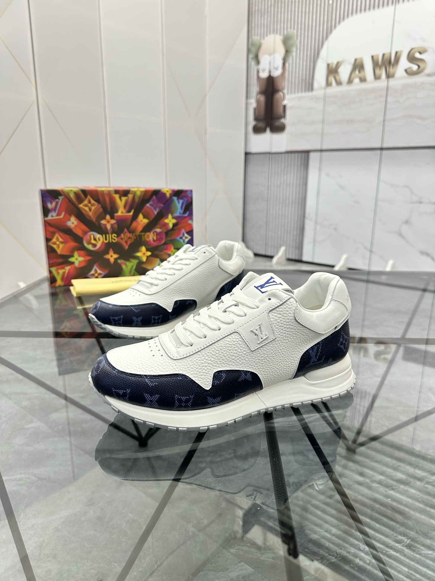 Louis Vuitton Men's Low-Top Trainer Sneaker in Signature Monogram, Sizes 38-44 1 i1740371028657 4850 0 0